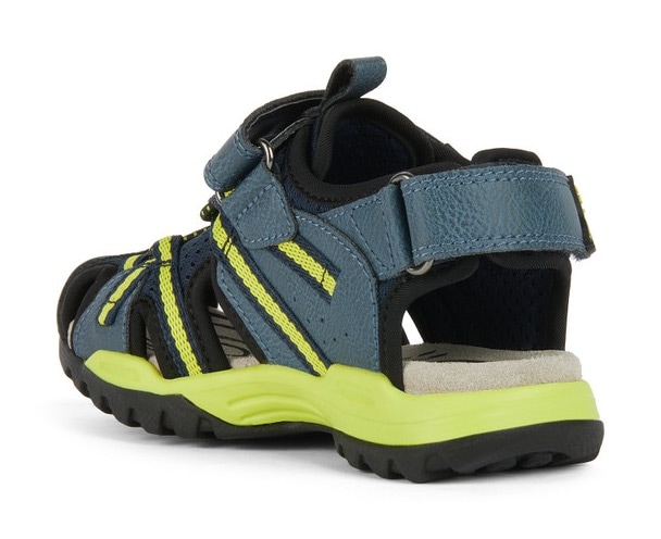 Geox Sandale »J BOREALIS BOY B«, Sommerschuh, Klettschuh, Sandalette, mit Gummizug und Klettriemchen