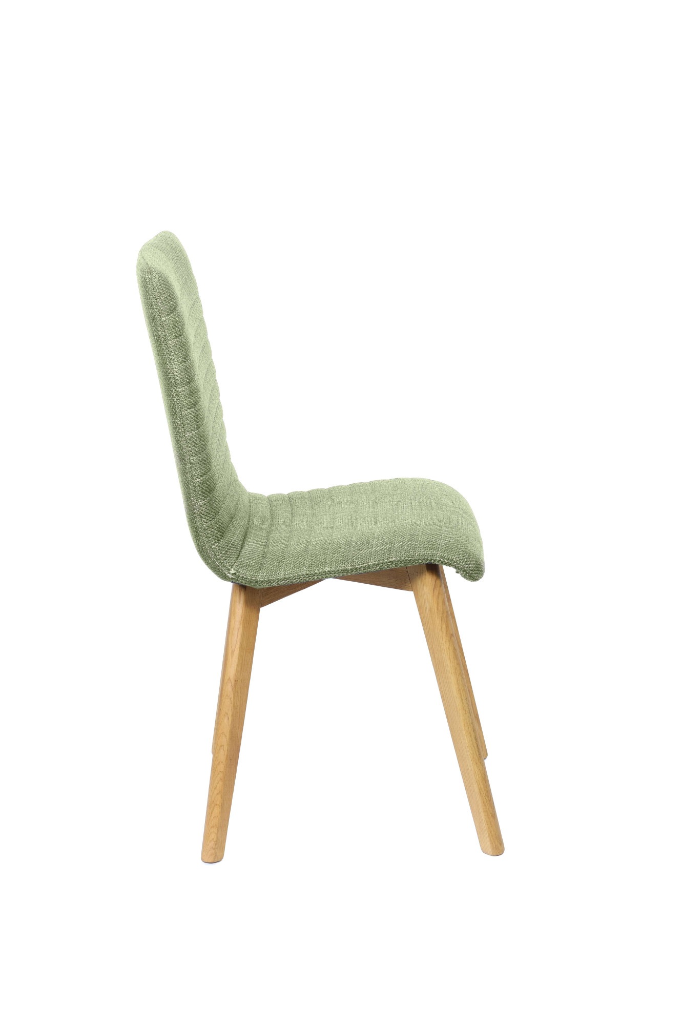 Home affaire 4-Fussstuhl »Arosa Esszimmerstuhl, Polsterstuhl, Küchenstuhl, Speisestuhl, Essstuhl«, (Set), 2 St., Chenille, 2er-Set, Beine aus Massivholz Eiche oder Buche, mit gestepptem Stoff