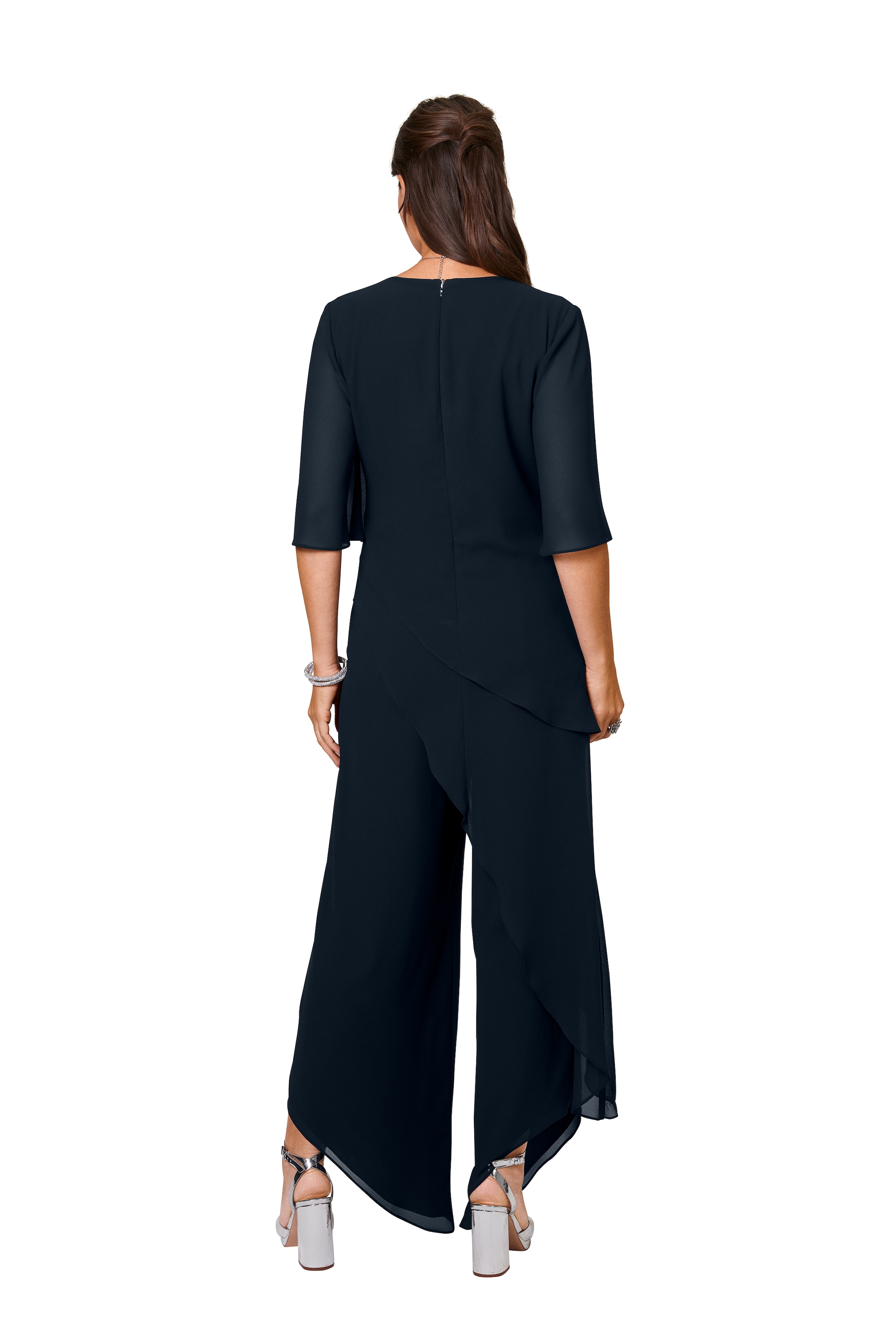 HERMANN LANGE Collection Jumpsuit, mit extra weitem Bein und asymmetrischem Schnitt