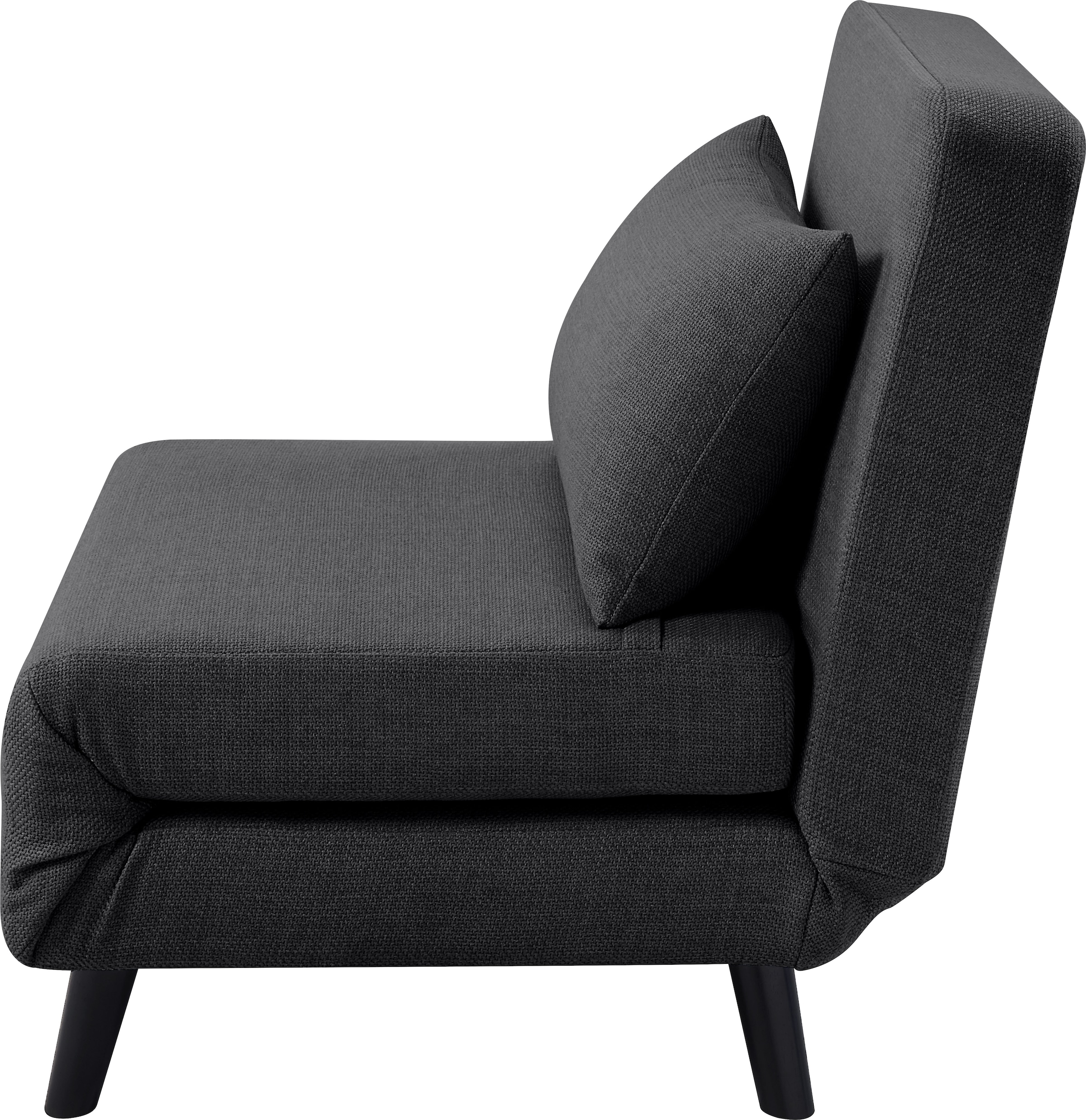 ATLANTIC home collection Sessel »Robby«, inkl. Bettfunktion, mehrfach verstellbar, Strukturbezug