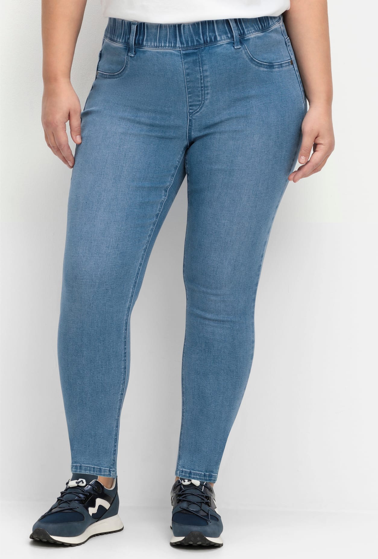 Sheego Jeansleggings, (1 tlg.)