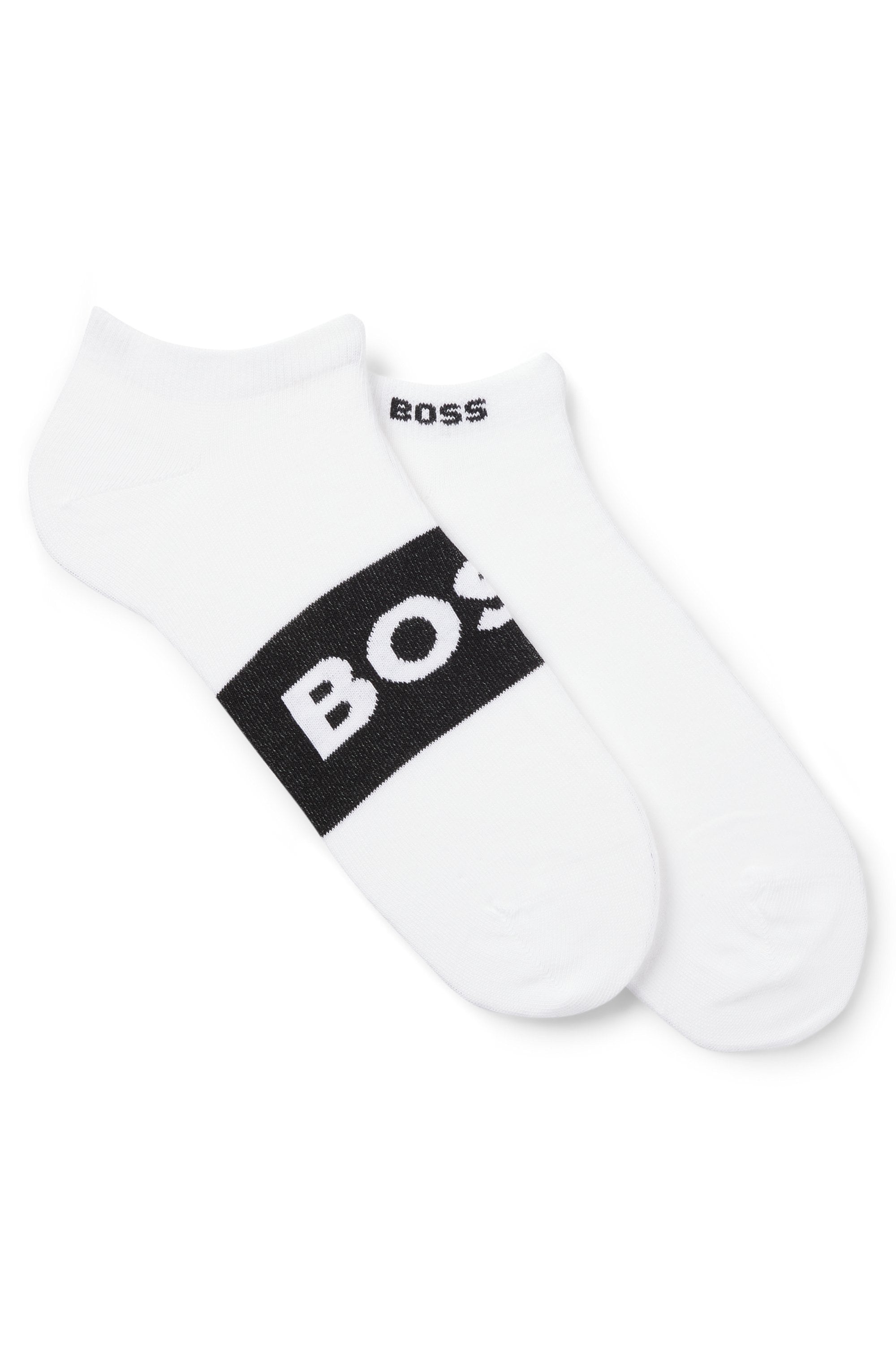 BOSS Businesssocken »2P AS Logo CC«, (Packung, 2 Paar, 2er Pack), mit grossem, eingestricktem BOSS Logo-Schriftzug