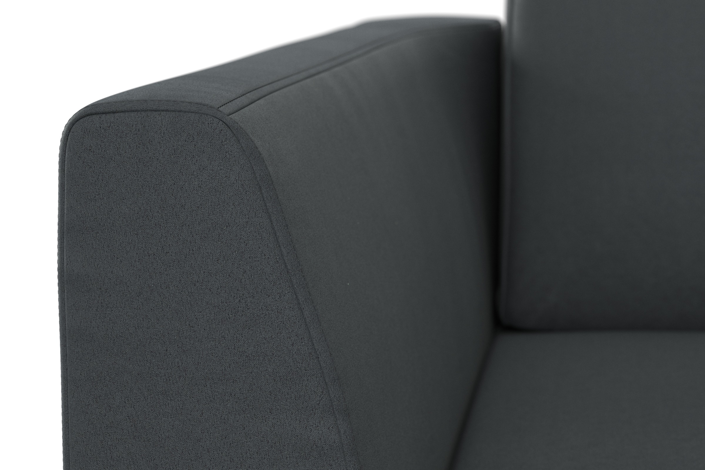 sit&more Ecksofa »Lindholm L-Form«, mit Sitztiefenverstellung und Federkern