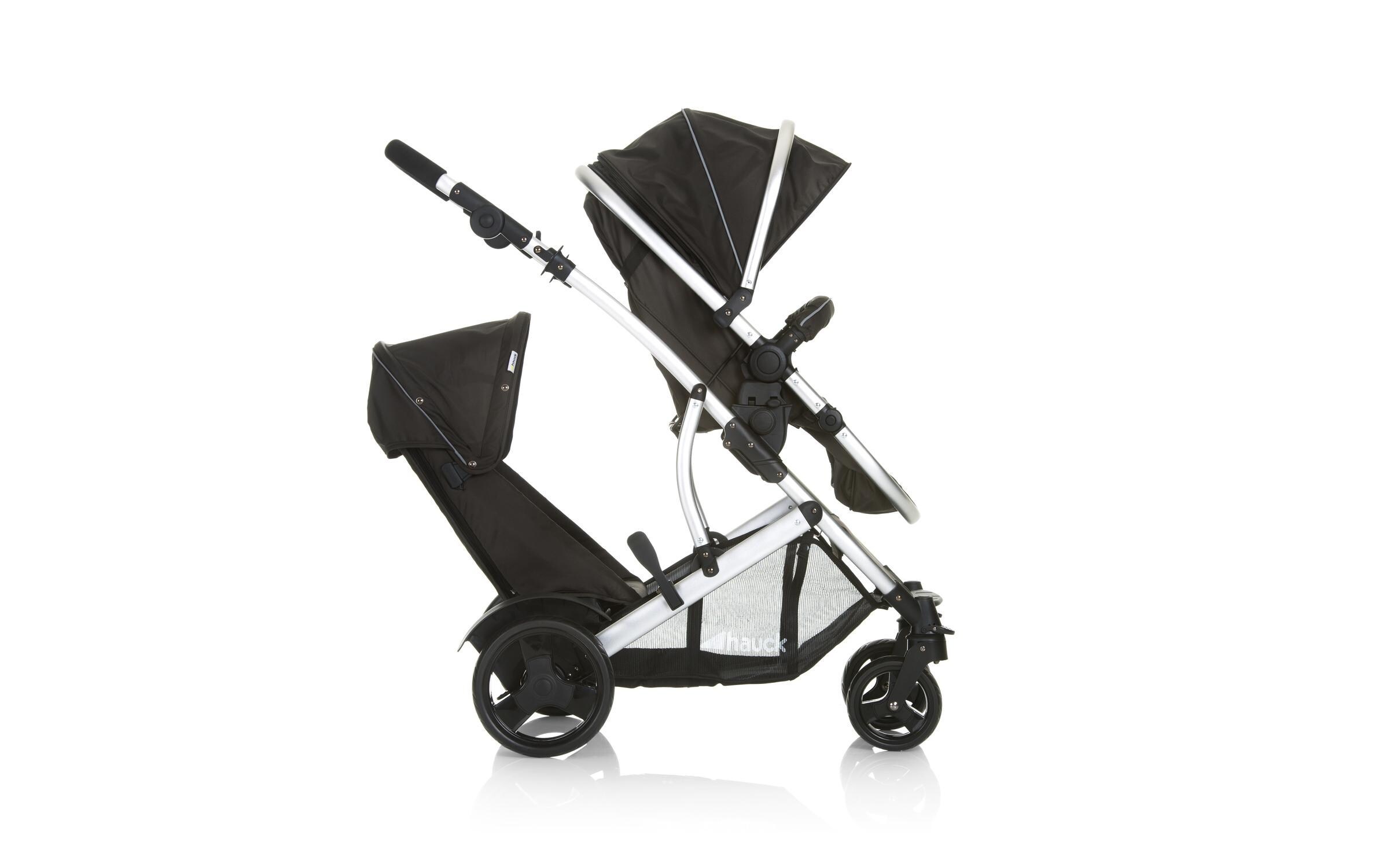 Hauck Geschwisterwagen »Duett 2 Blac«, 36 kg