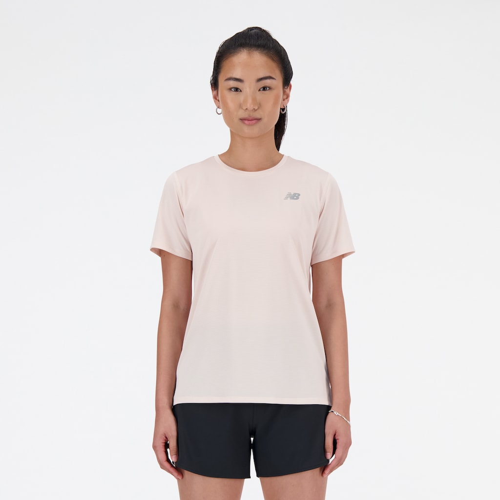 New Balance Laufshirt »WOMENS RUNNING S/S TOP«, mit Markenlogo