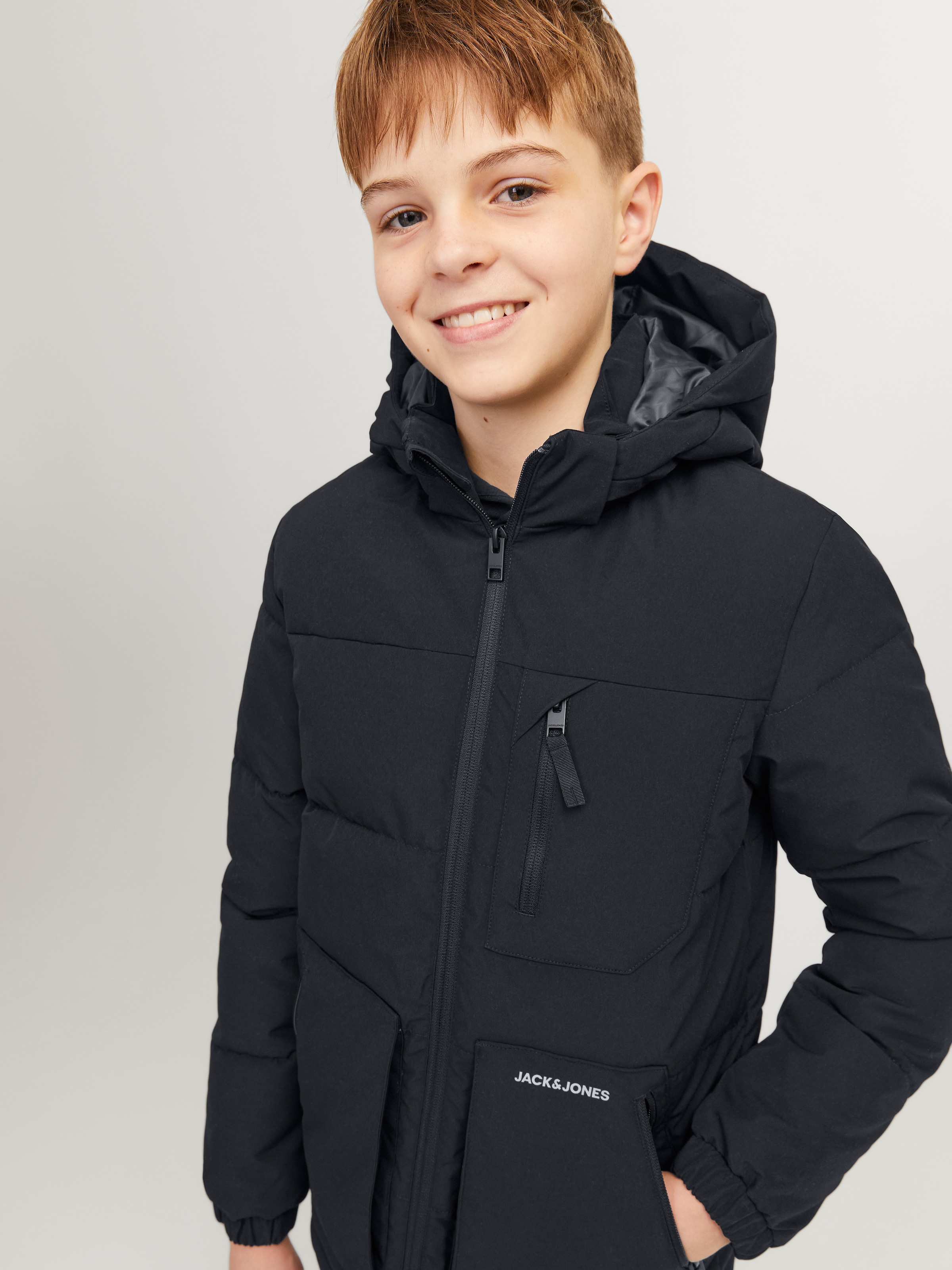 Jack & Jones Junior Steppjacke »JJEOTTO PUFFER JACKET SN JNR«, mit Kapuze