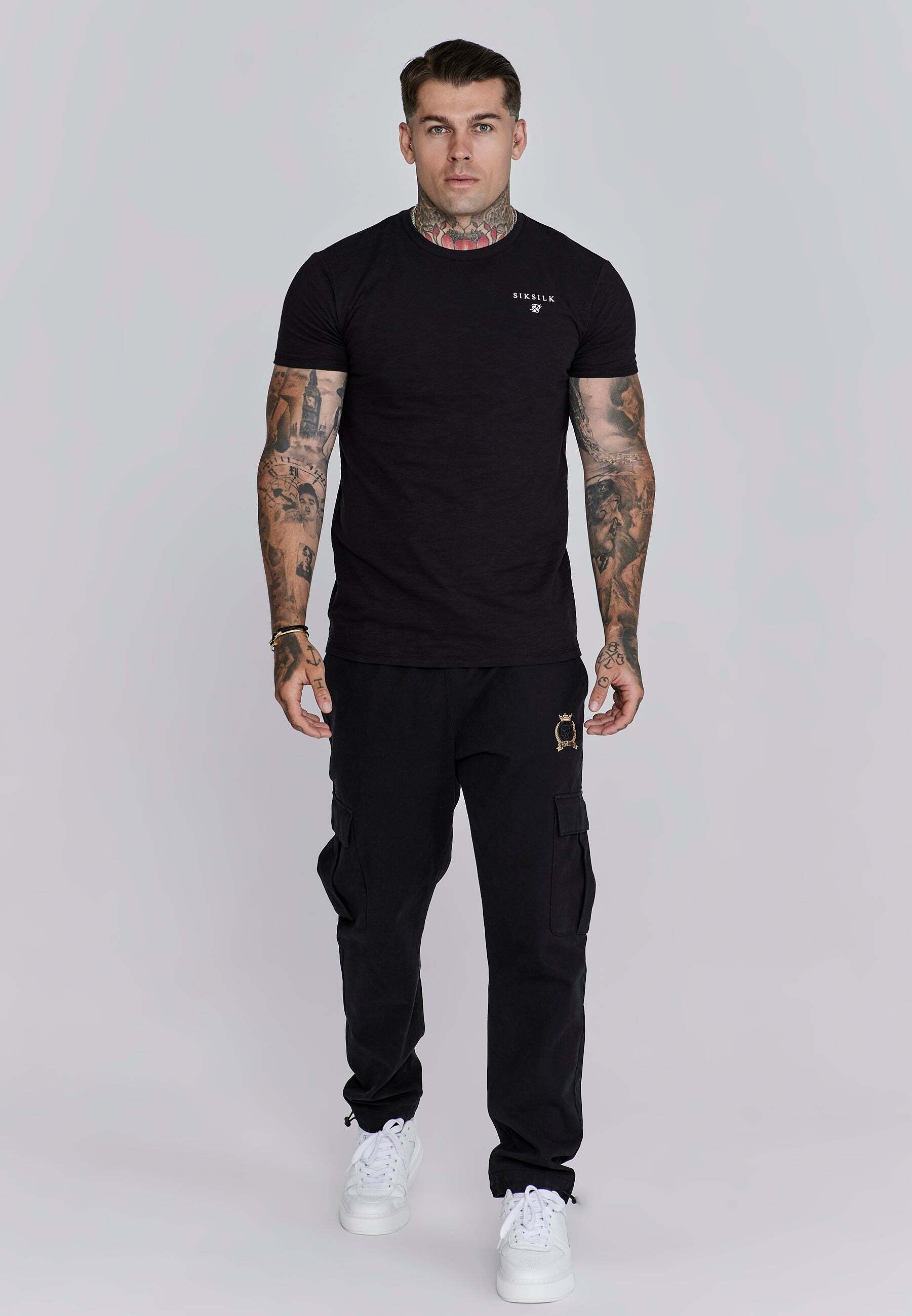 Siksilk T-Shirt »Siksilk T-Shirt Relaxed Fit T-Shirt«