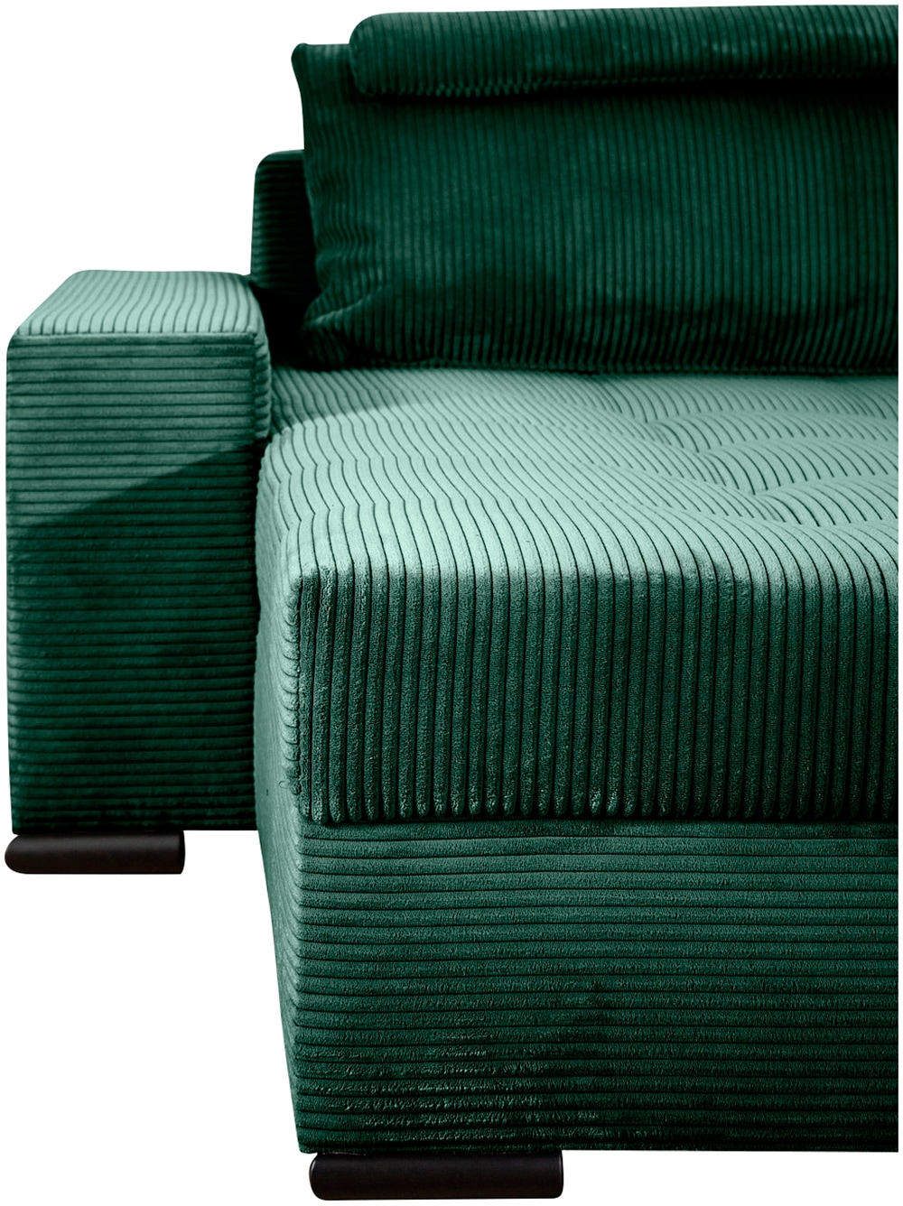 COLLECTION AB Wohnlandschaft »Josy XXXL-Relax U-Form, B: 352 cm«, mit Bettfunktion, Bettkasten & 2 Nackenkissen, Federkern