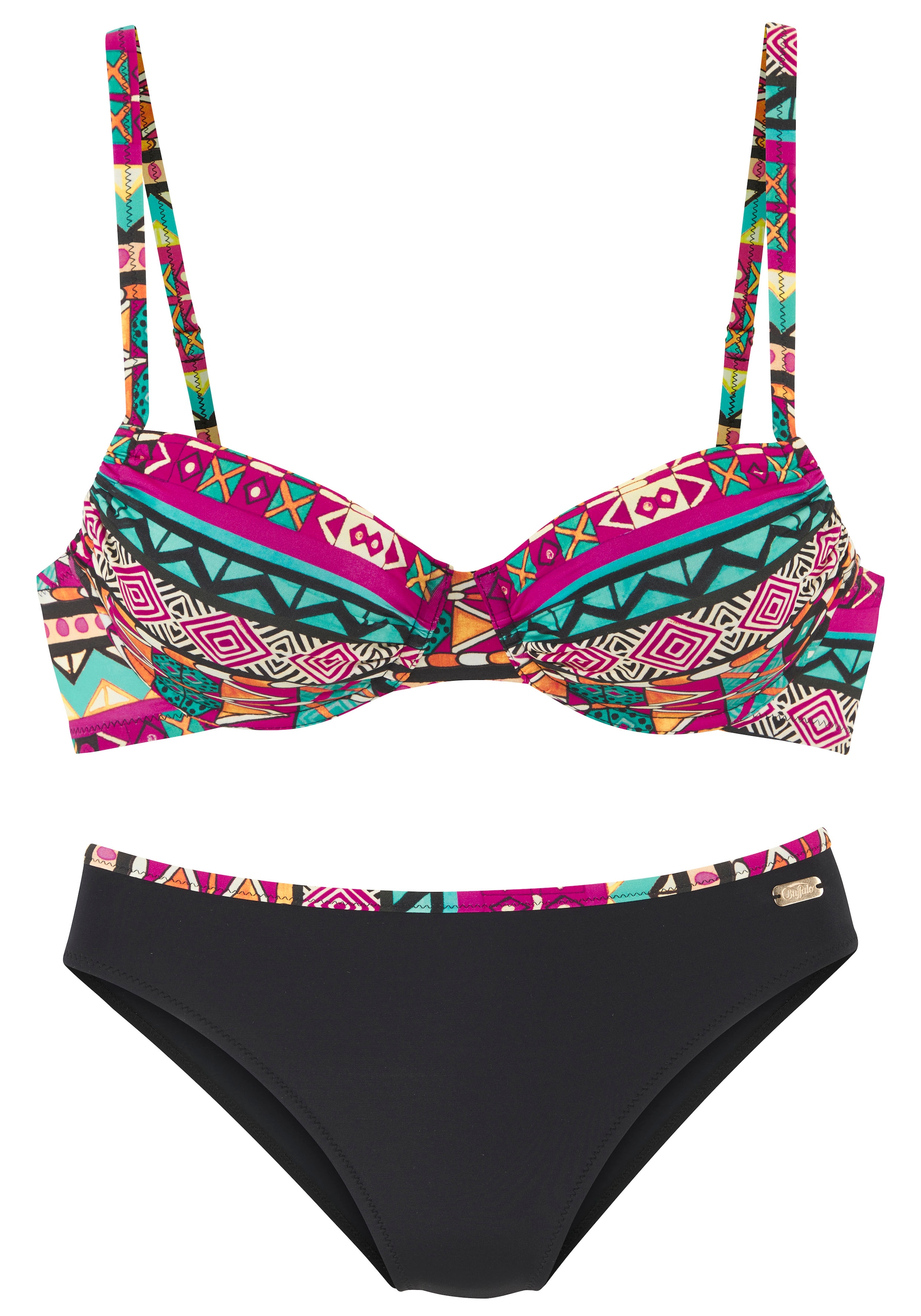 Buffalo Bügel-Bikini, mit farbenfrohen Design