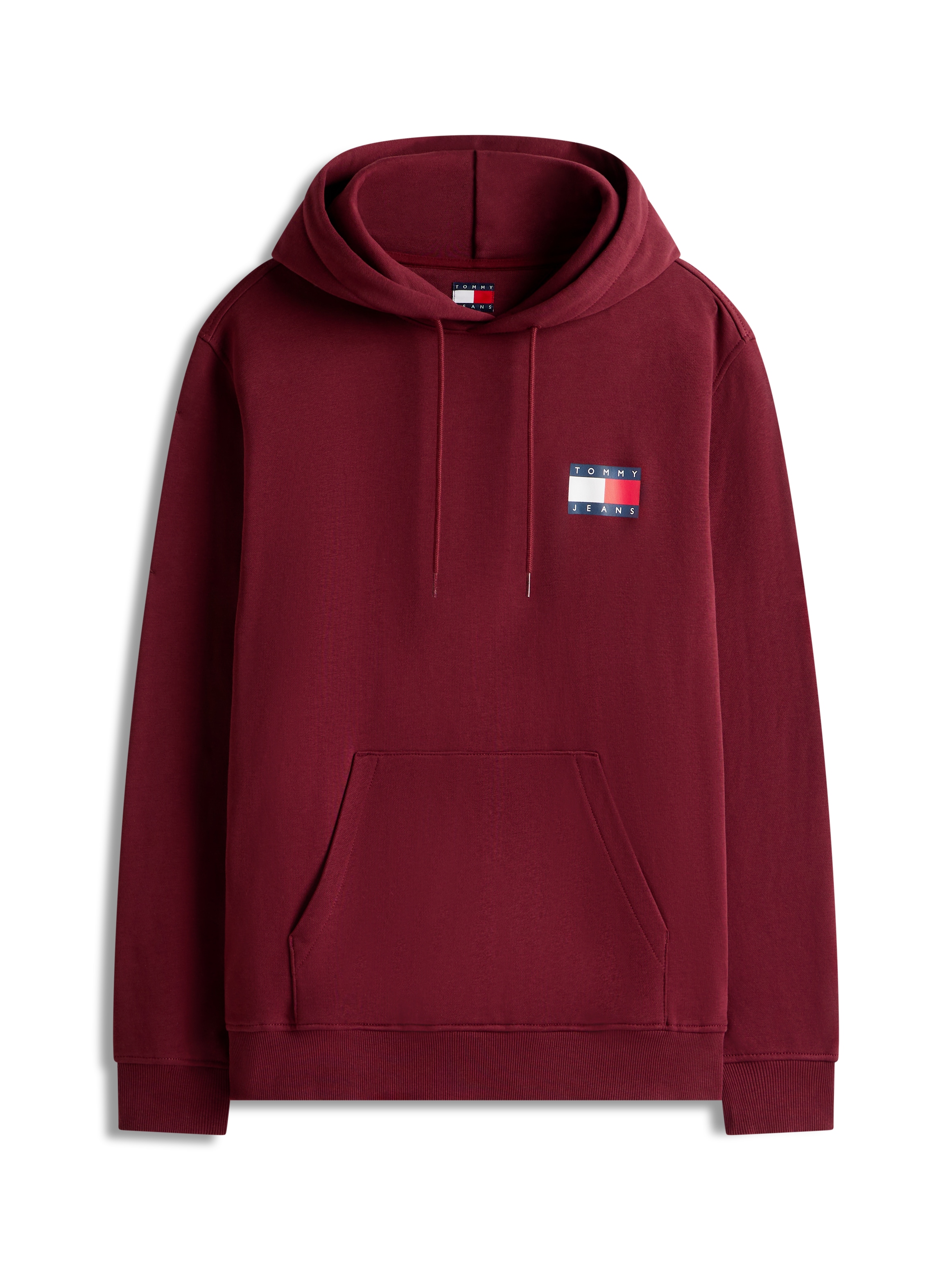 Tommy Jeans Sweatshirt »TJM REG ESSENTIAL FLAG HOOD EXT«, mit bedruckten Markenlogo auf Brusthöhe