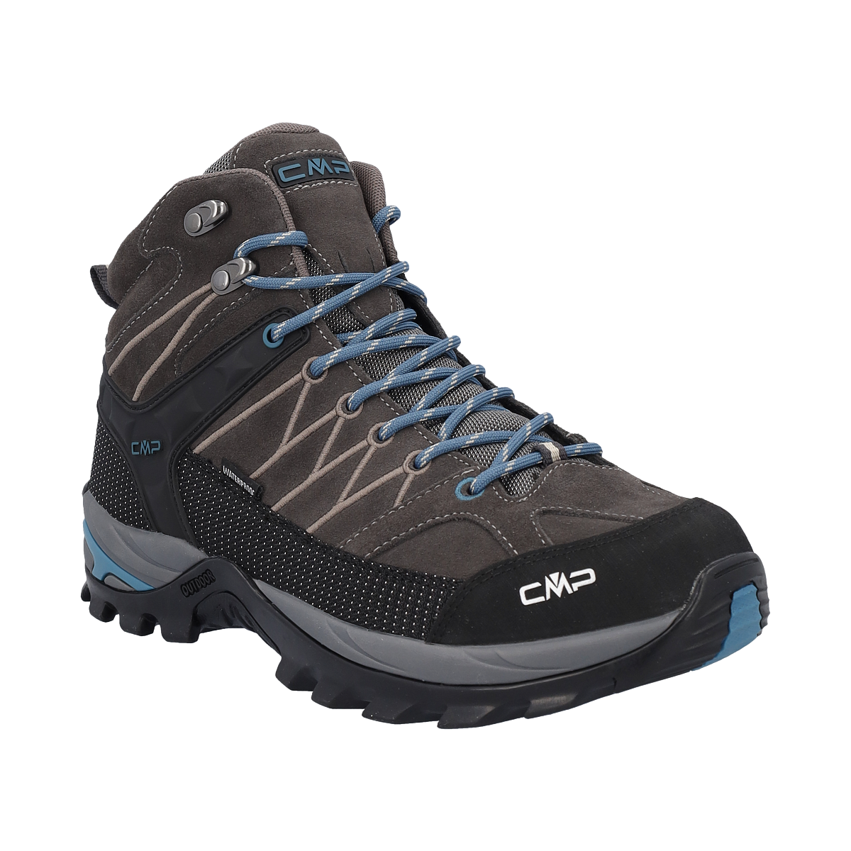 Cmp Cioccolato, Petroleum Wanderschuh "Rigel Mid Wp Trekking Shoes" Wasserdicht