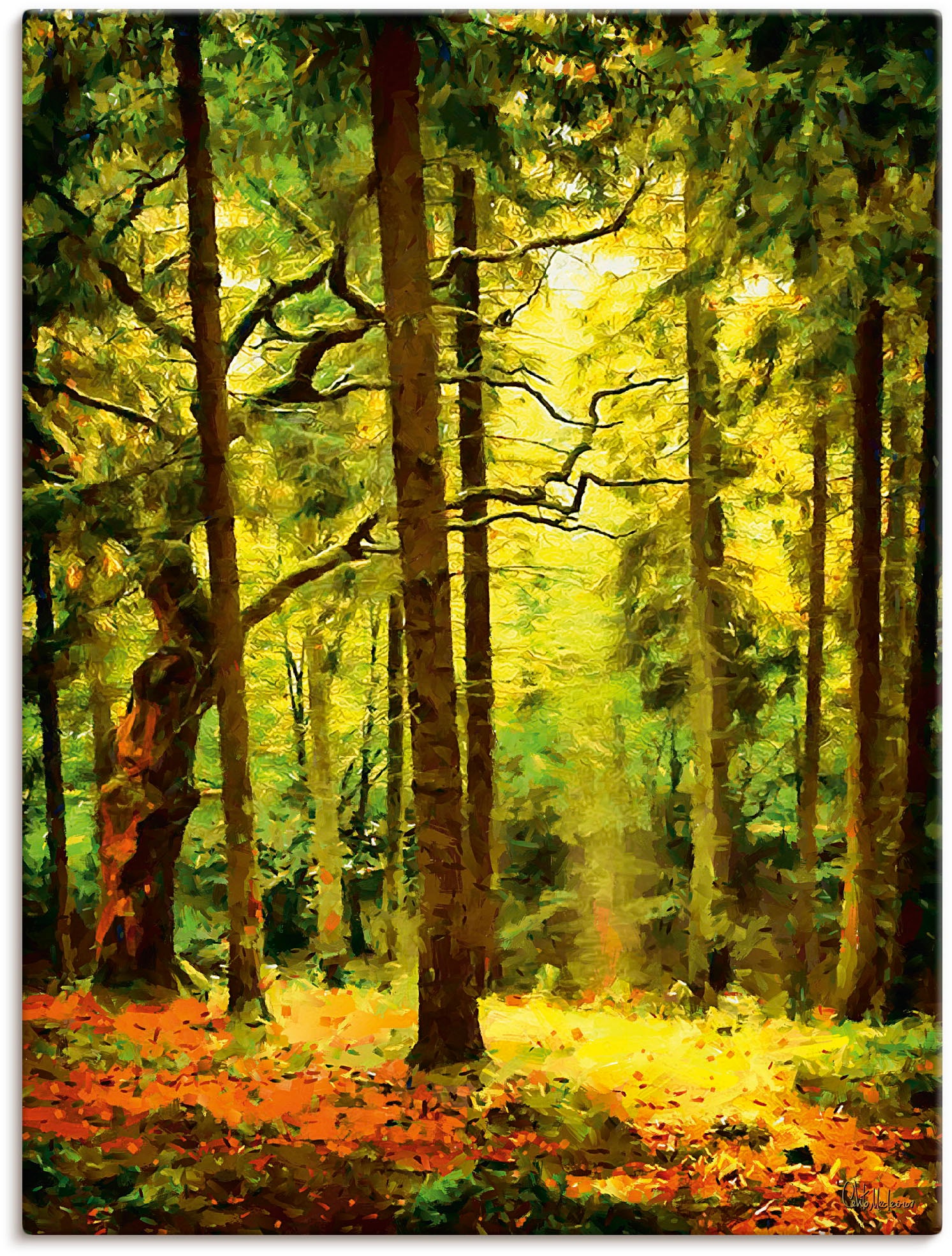 Artland Wandbild »Wald II«, Waldbilder, (1 St.), als Alubild, Leinwandbild,  Wandaufkleber oder Poster in versch. Grössen online shoppen |  Jelmoli-Versand