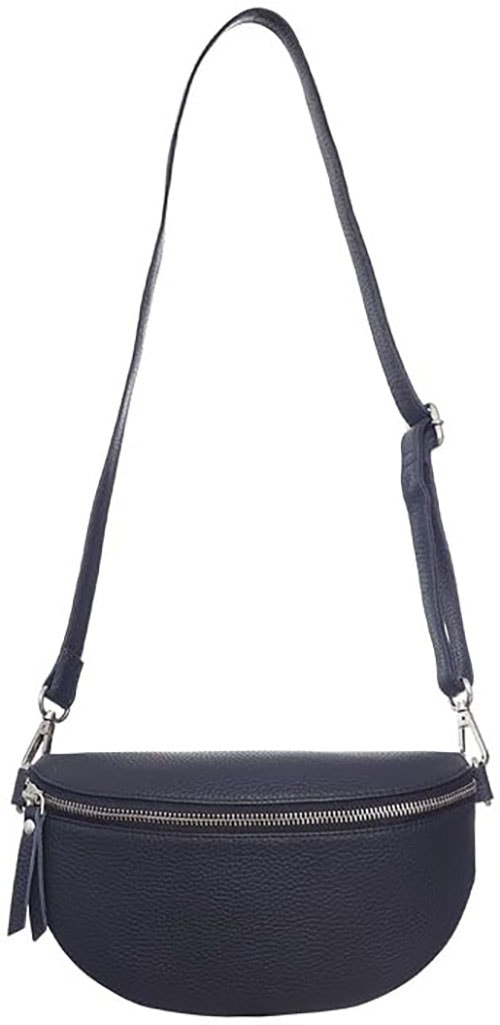Zwillingsherz Umhängetasche »Crossbody Bag Leder«, Umhängetasche mit Reissverschluss