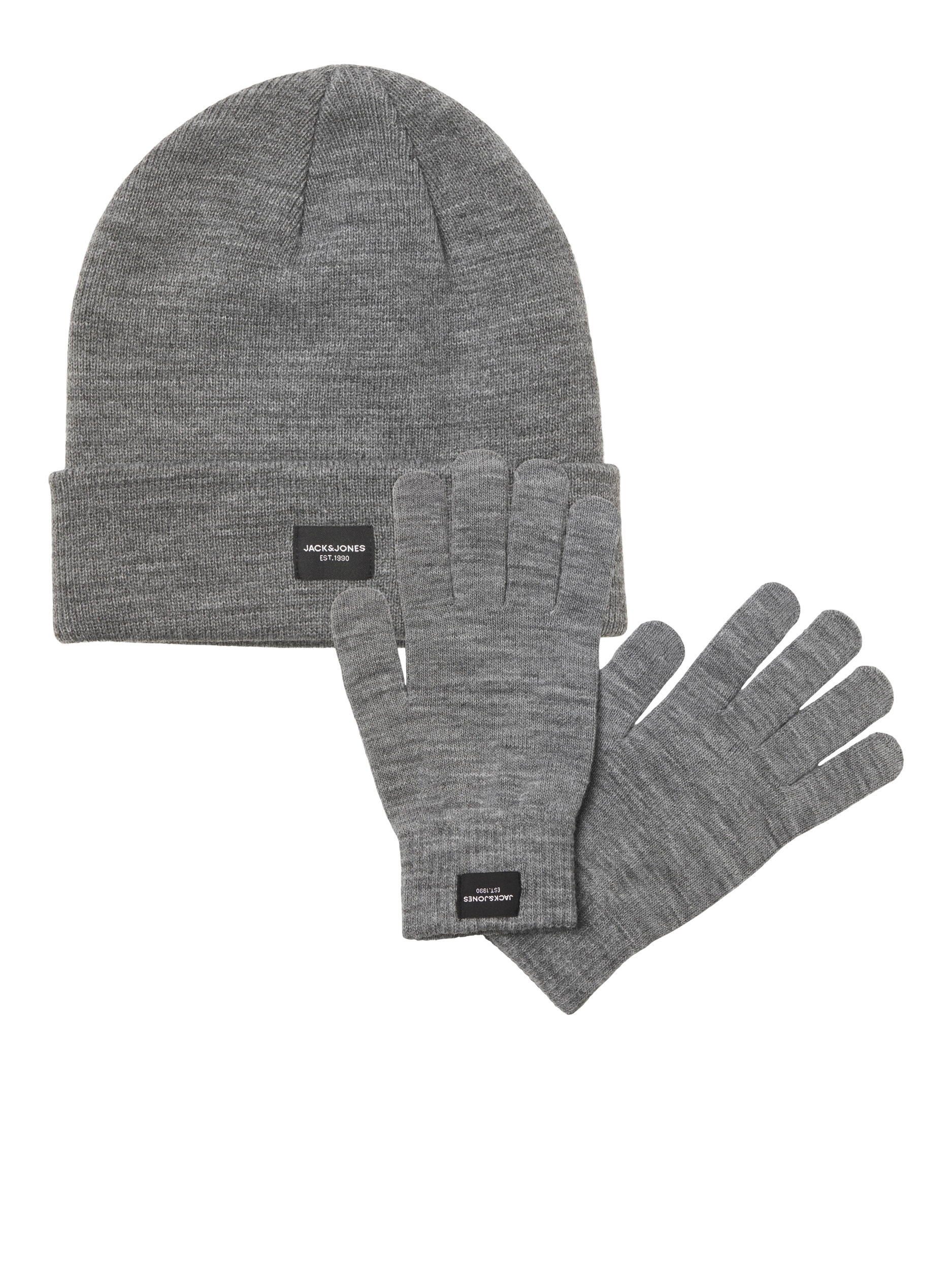 Jack & Jones Strickmütze »JACBEANIE & GLOVE KNIT GIFTBOX«, (Set, 2 St.)