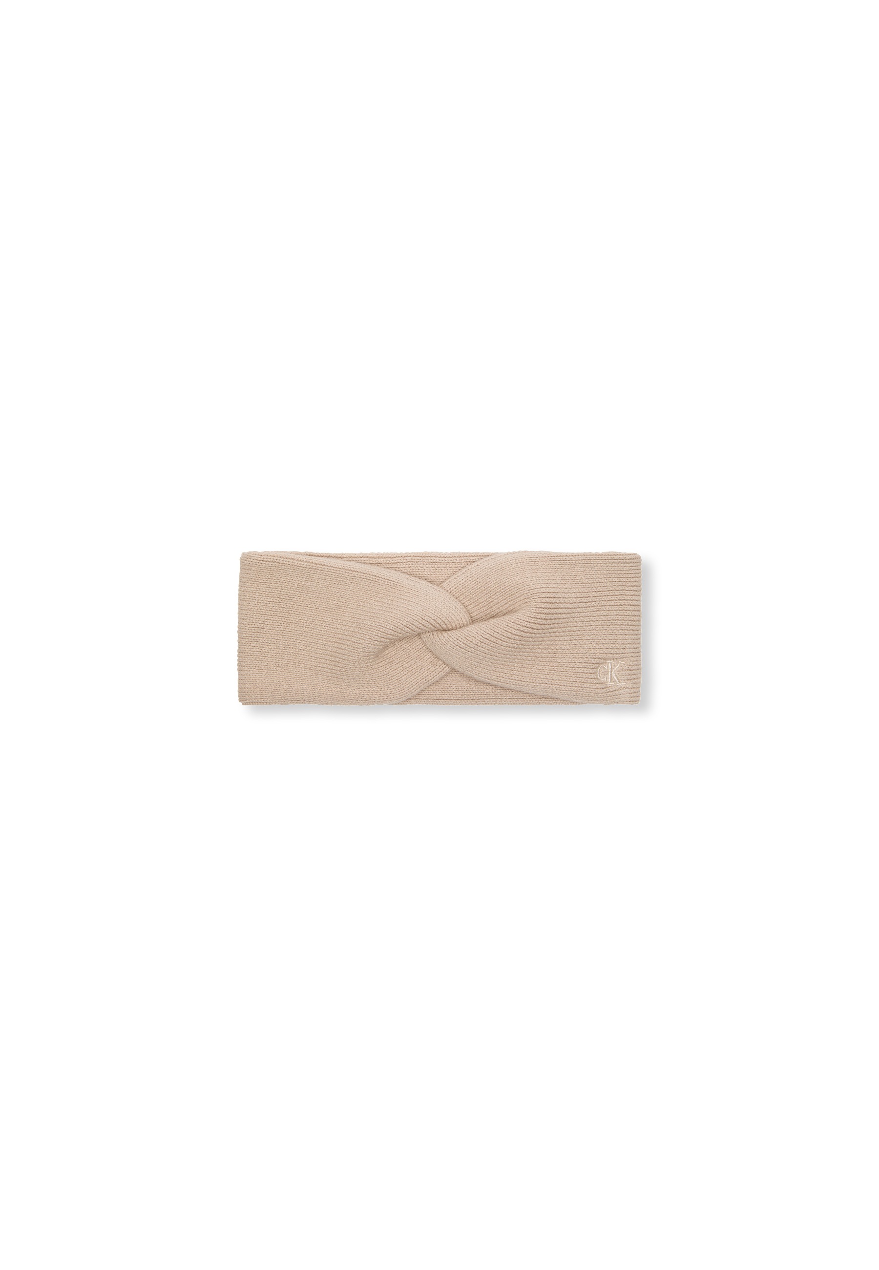 Calvin Klein Stirnband »CK FINE RIB TWIST HEADBAND« aus weichem Strick