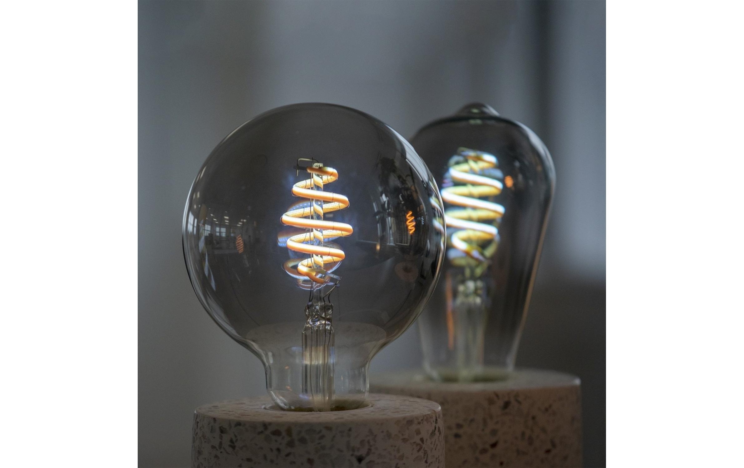 Hombli LED-Leuchtmittel »Smart Filament Bulb E27 Smokey Globe«, E27, 1 St., Kaltweiss-Neutralweiss-Tageslichtweiss-Warmweiss