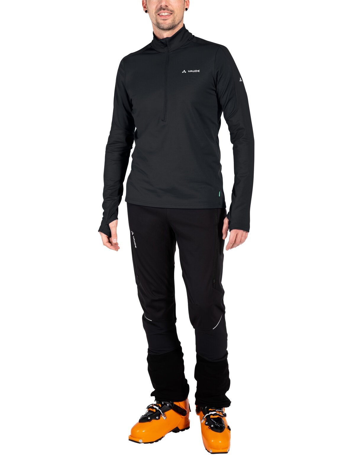 VAUDE Langarmshirt »MEN'S LIVIGNO HALFZIP II«, (1 tlg.)