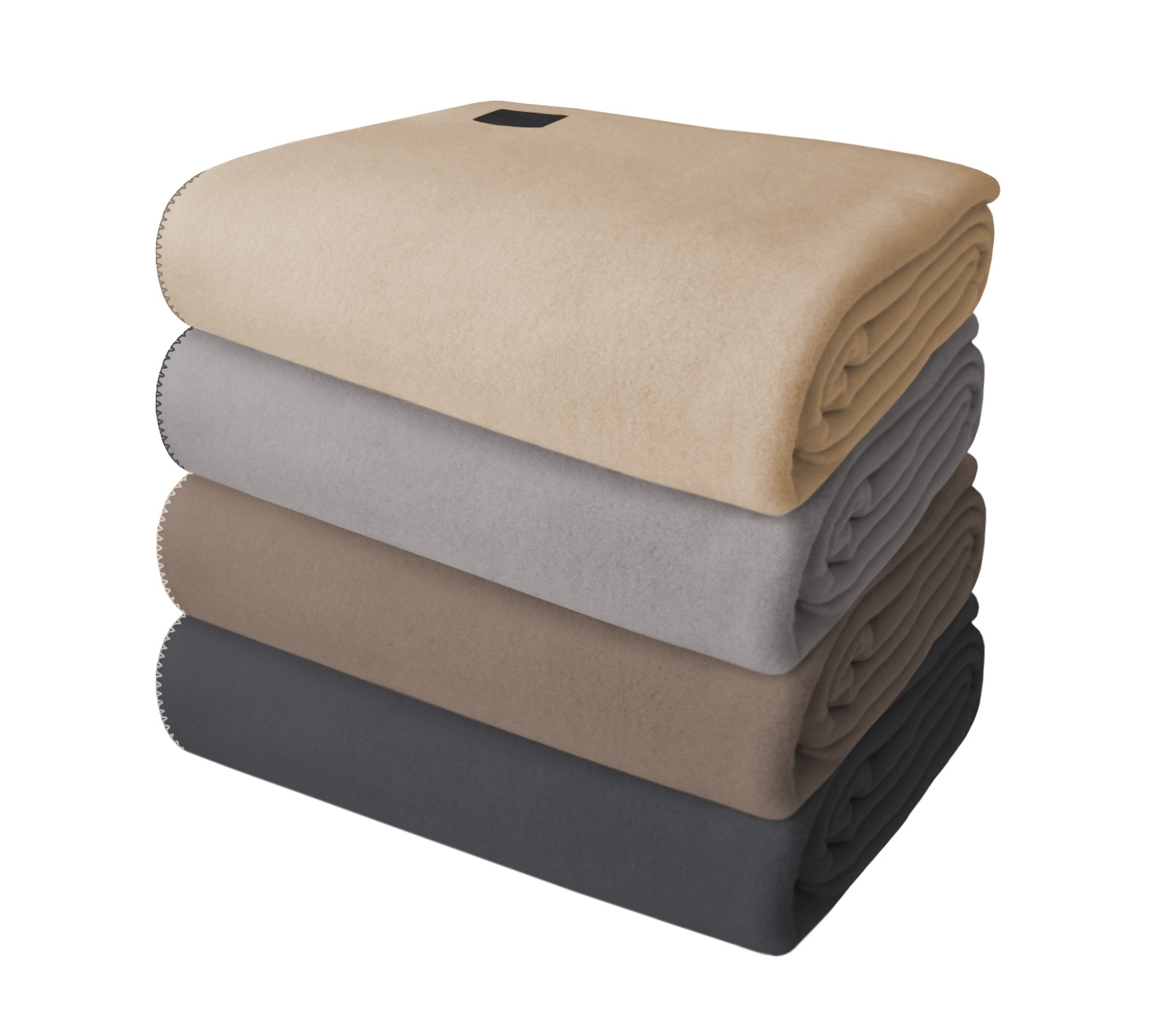 HOME FASHION Wohndecke »Fleece«, hochwertige Mischung aus Polyester & Viskose