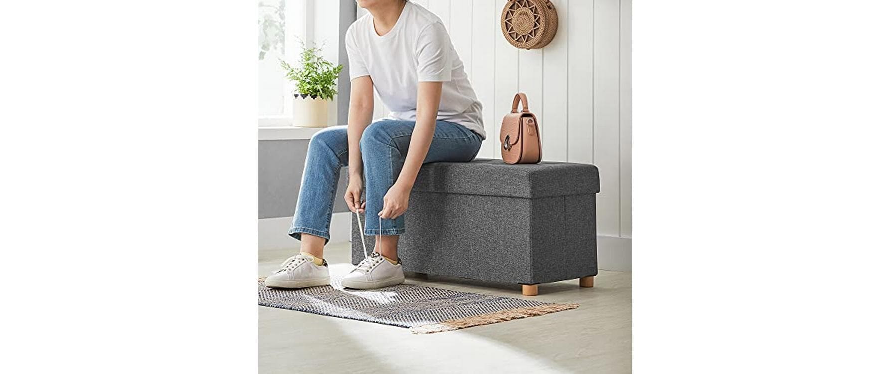 SONGMICS Truhe »76 x 38 x 40 cm«