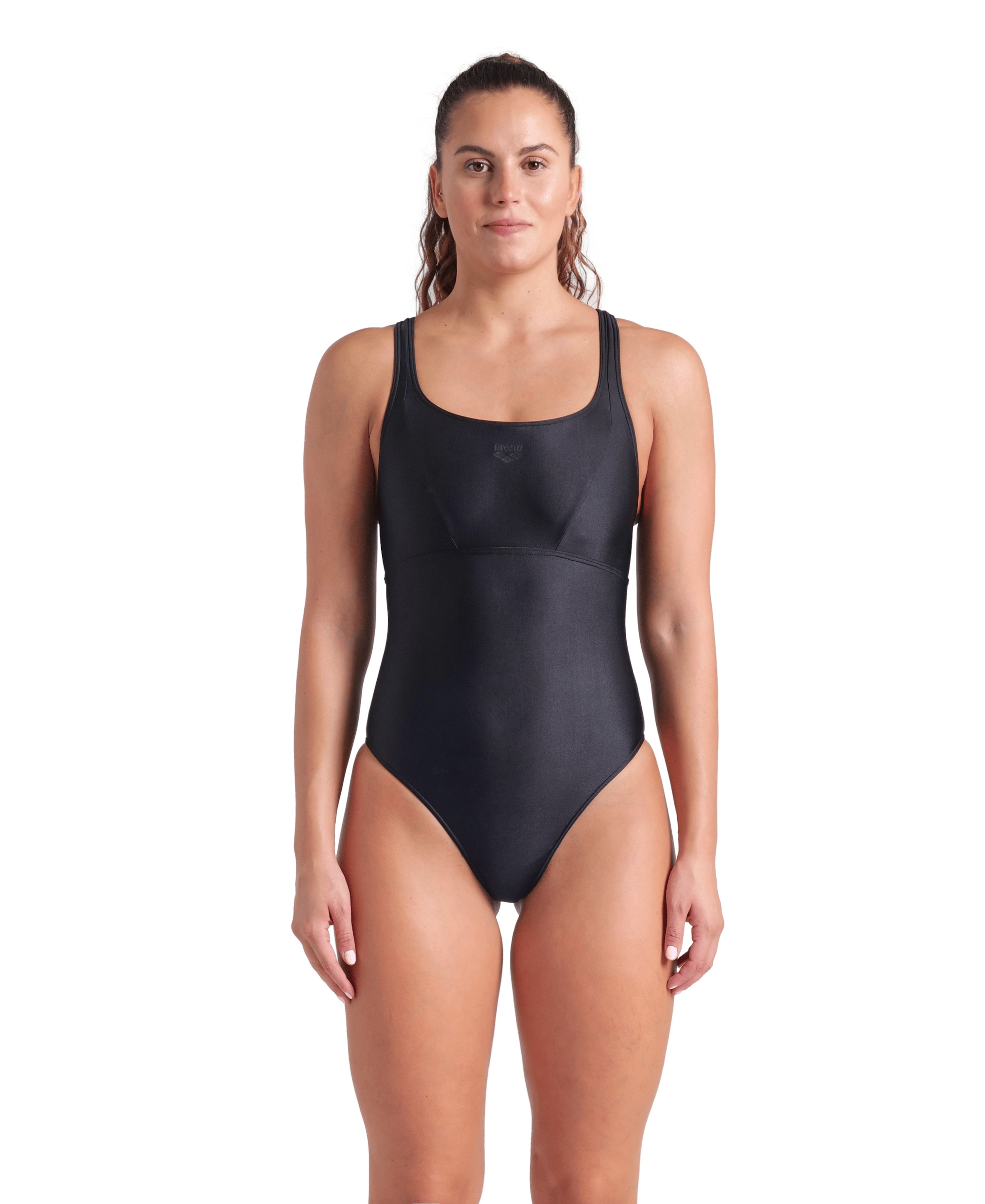Arena Schwarz, Schwarz Badeanzug "W Solid Swimsuit Control Pro Backb"