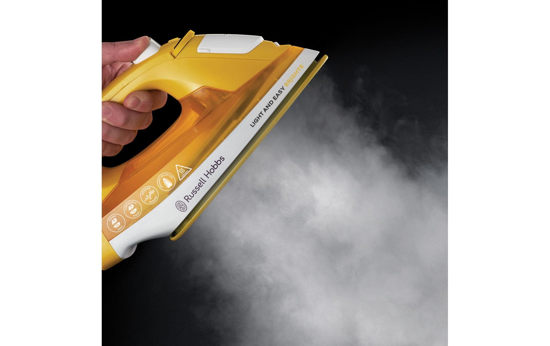 RUSSELL HOBBS Reise-Dampfbügeleisen »Light & Easy Gelb«, 2400 W