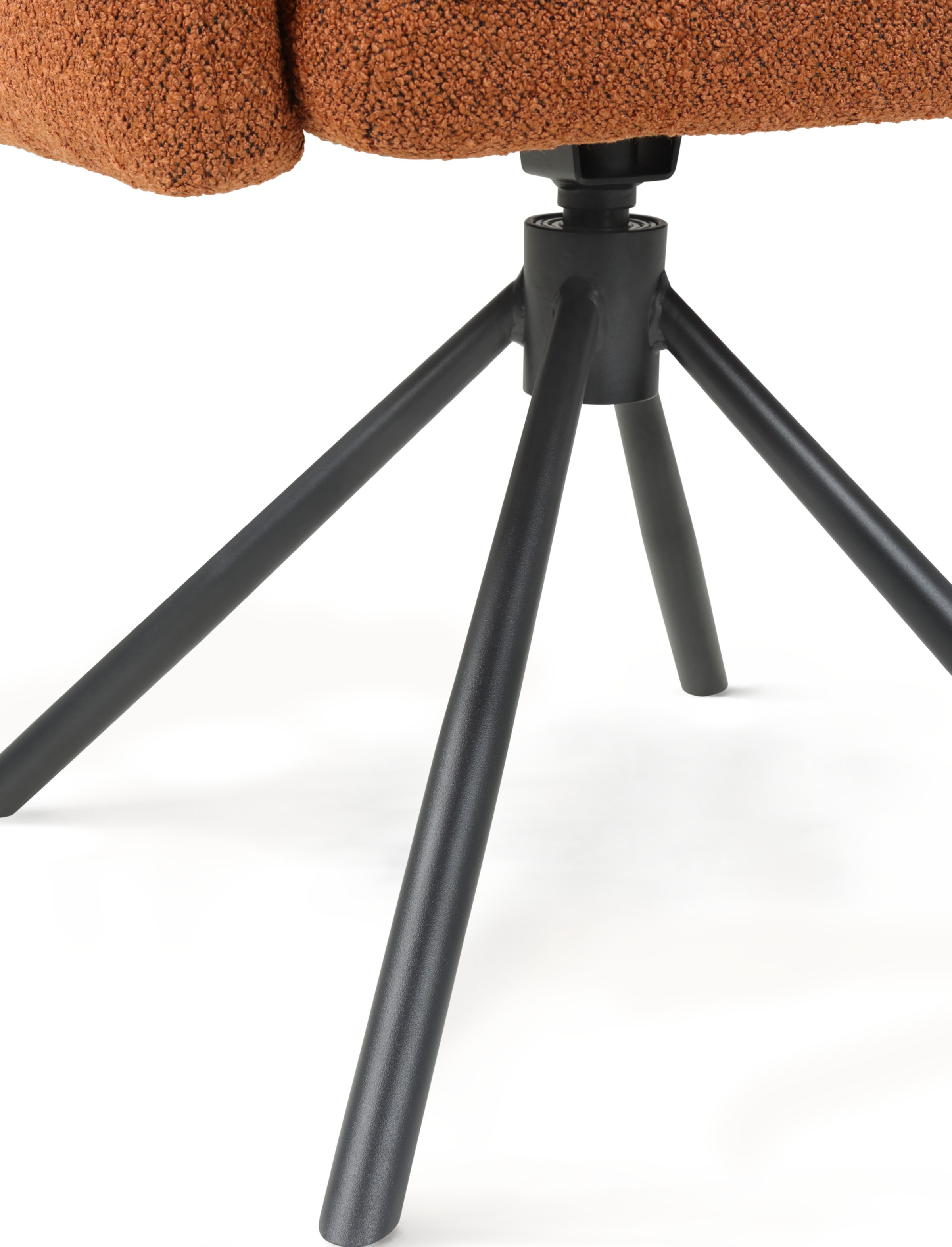 TOM TAILOR HOME Armlehnstuhl »PEBBLE ARMCHAIR«, (Set), 2 St., Webstoff Bouclé, Esszimmerstuhl, mit Armlehnen, 4-Fussgestell, 140 kg belastbar, drehbar