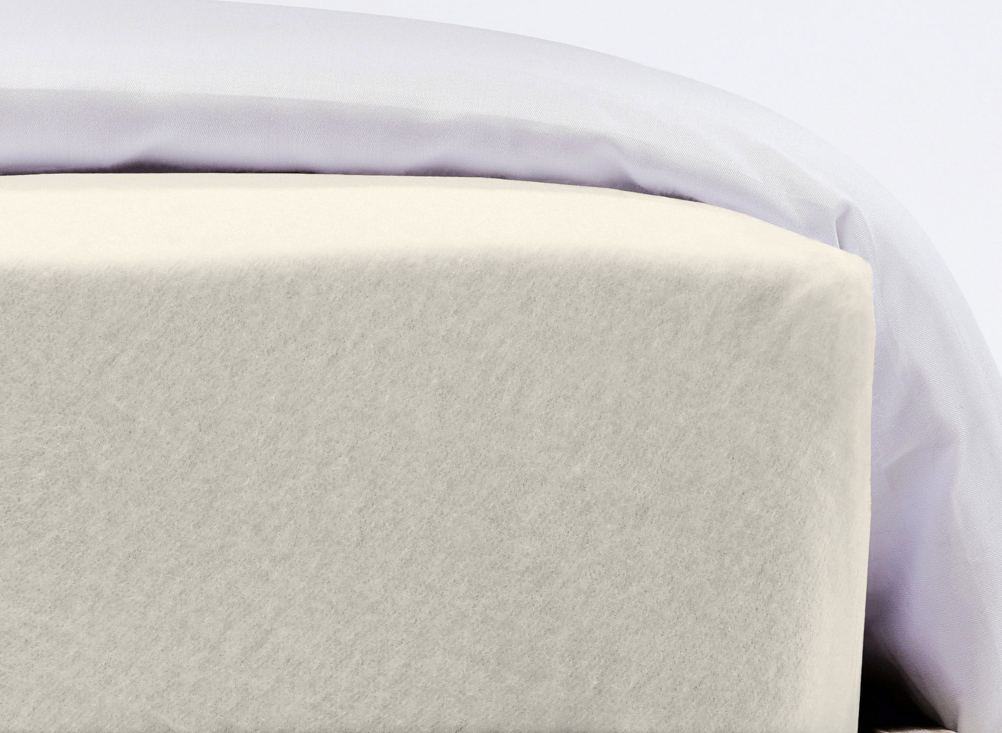 fleuresse Spannbettlaken »Flauschjersey«, aus Baumwolle, Bettlaken, Spannbetttuch, Premium Qualität