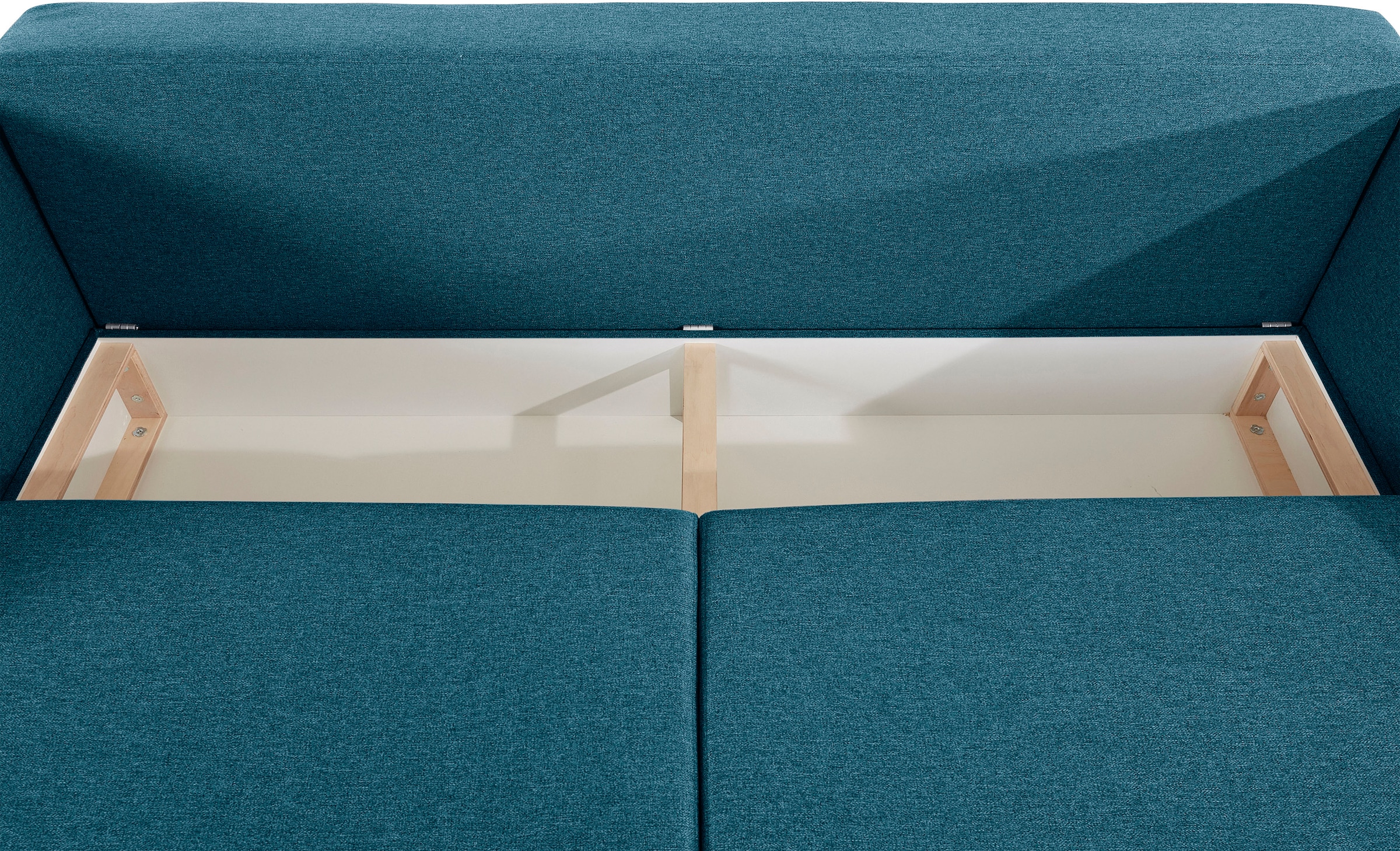 Home affaire Schlafsofa »Granbo«, incl. Bettfunktion und Bettkasten, Federkern-Polsterung, Seitentasche