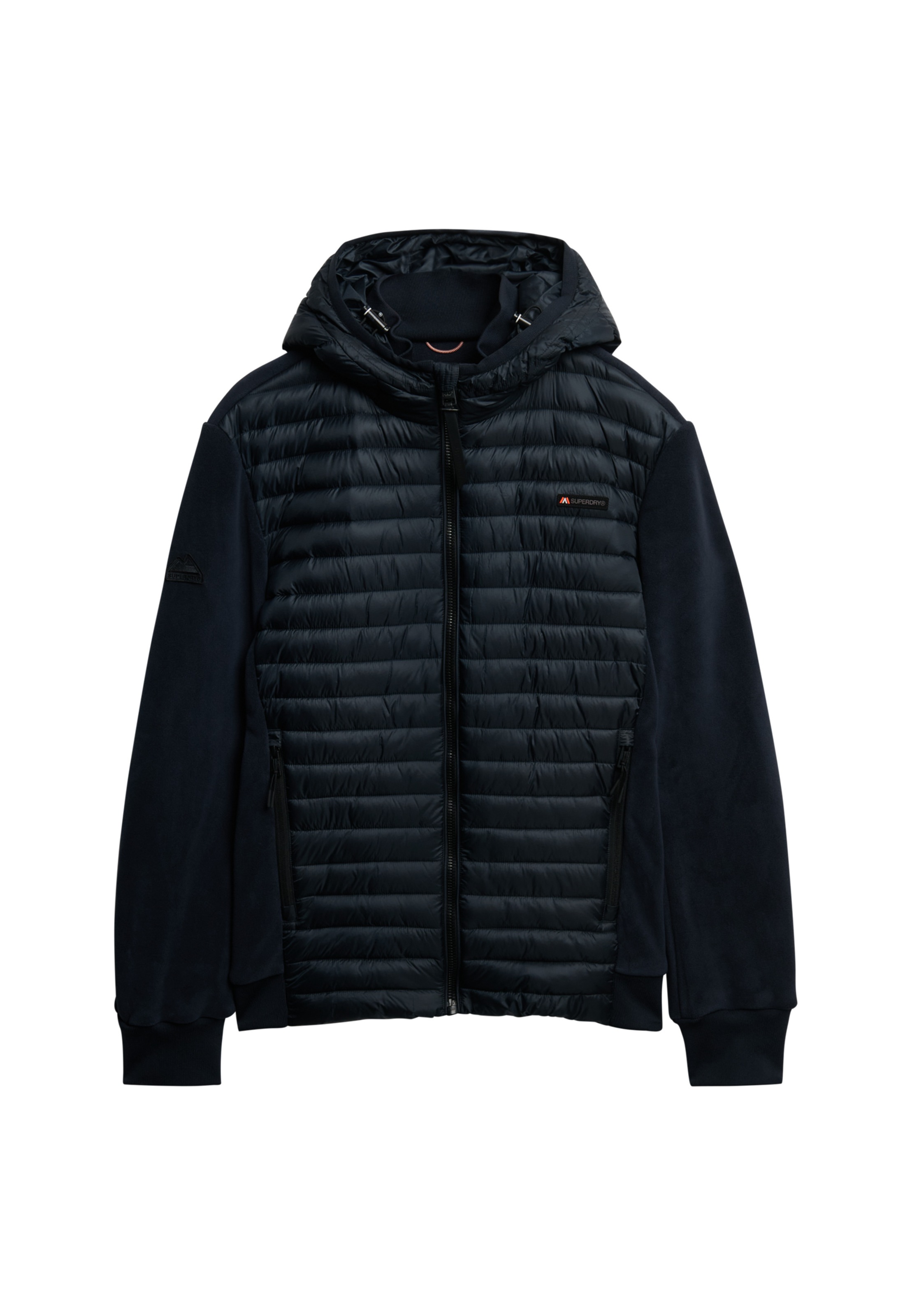 Superdry Steppjacke »HOOD STORM FLEECE HYBRID JKT«, mit Kapuze