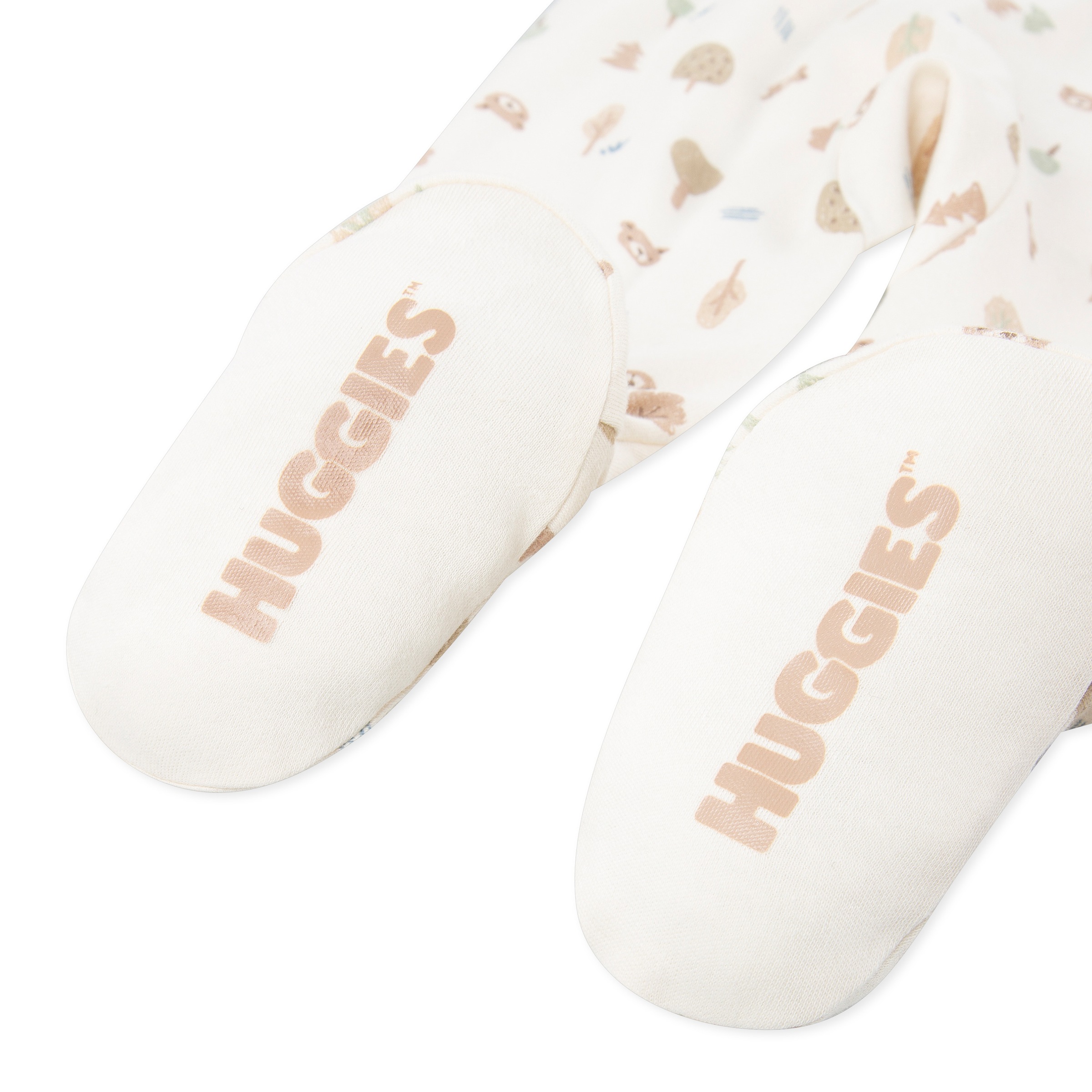 HUGGIES babywear Strampler »HUGB FOOTED COVERALL«, allover mit Bärchen und Sternen bedruckt