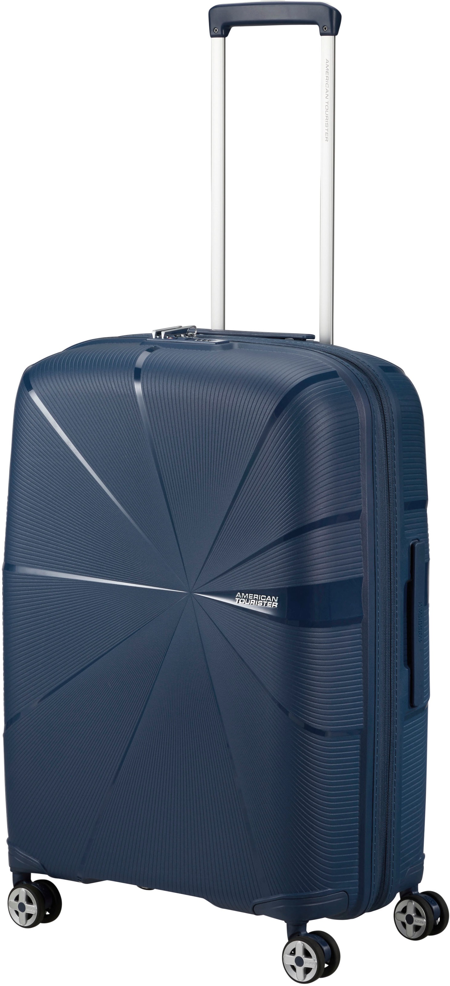 American Tourister® Hartschalen-Trolley »STARVIBE 67«, 4 Rollen, mit Volumenerweiterung; enthält recyceltes Material