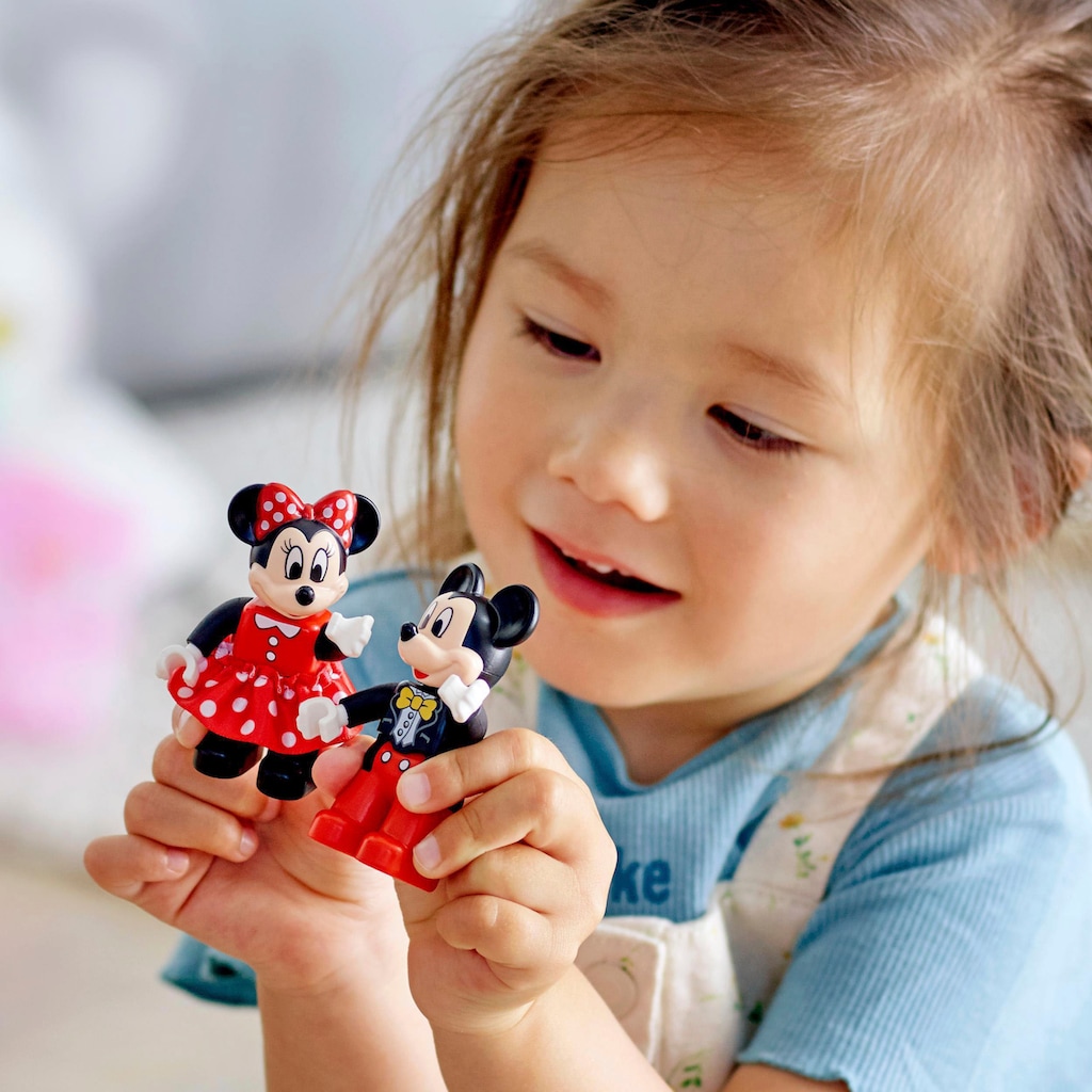 LEGO® Konstruktionsspielsteine »Mickys und Minnies Geburtstagszug (10941), LEGO® DUPLO® Disney™«, (22 St.)