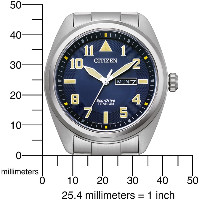 Citizen Solaruhr, Armbanduhr, Herrenuhr, Datum, Titan