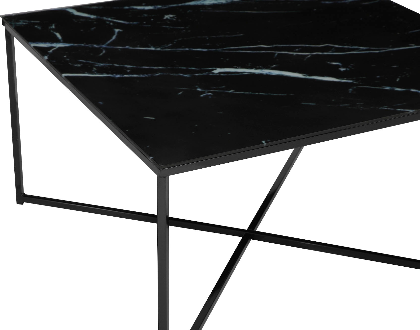 SalesFever Couchtisch »Caorle Couchtisch im eleganten Stil«, Eleganz trifft Funktion: Tischplatte in Marmoroptik