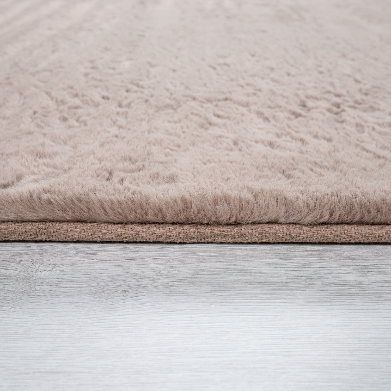 Paco Home Fellteppich »Rabbit 780«, rechteckig, 26 mm Höhe, Kunstfell, Kaninchenfell-Haptik, ein echter Kuschelteppich, Uni-Farben