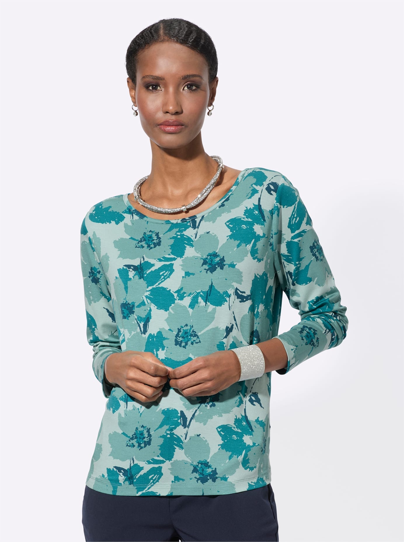 creation L Print-Shirt »Druck-Shirt«, (1 tlg.)