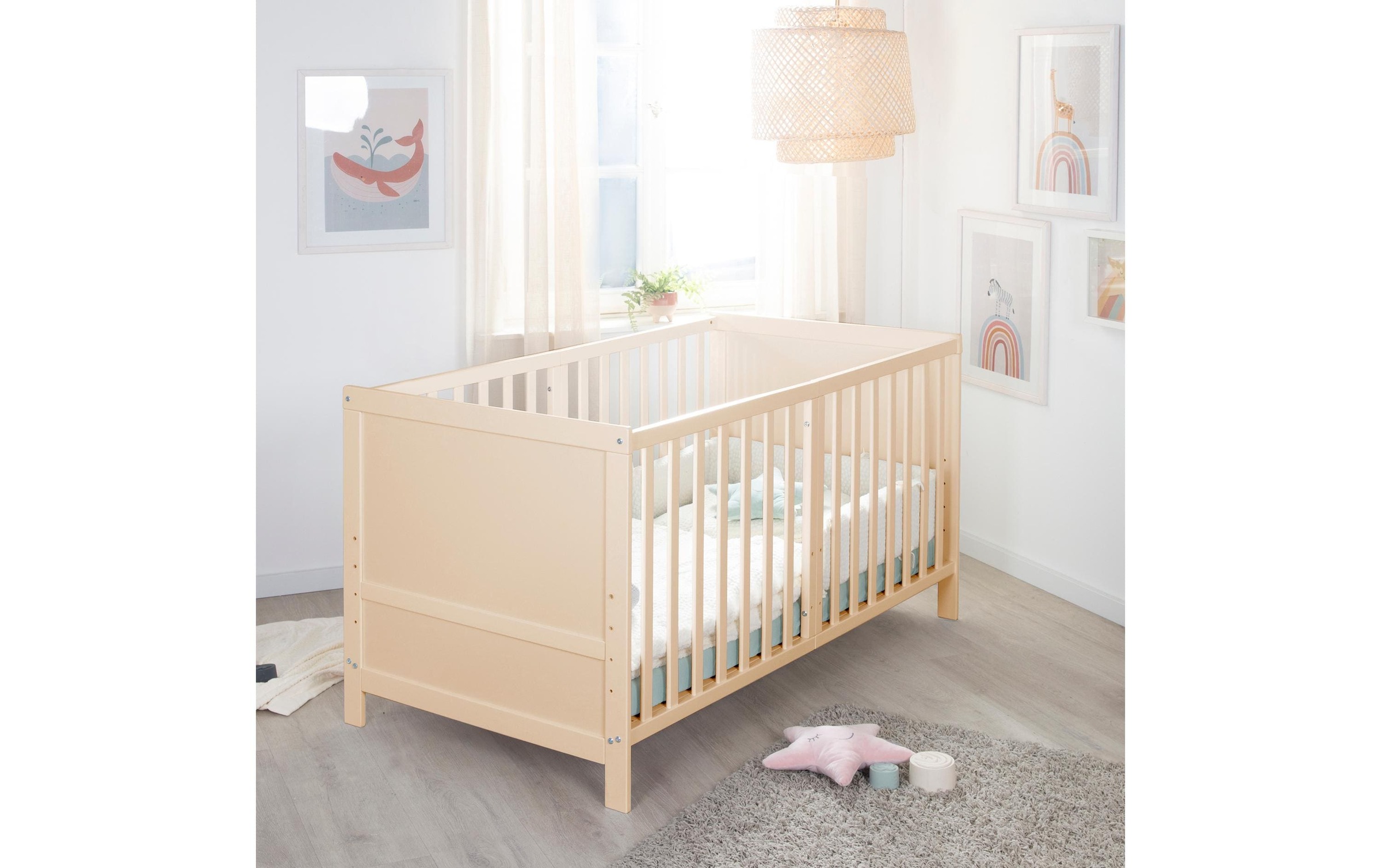 roba® Kinderbett »Kombi Easy Sleep Natur, 70 x 140 cm«, (1 tlg.)