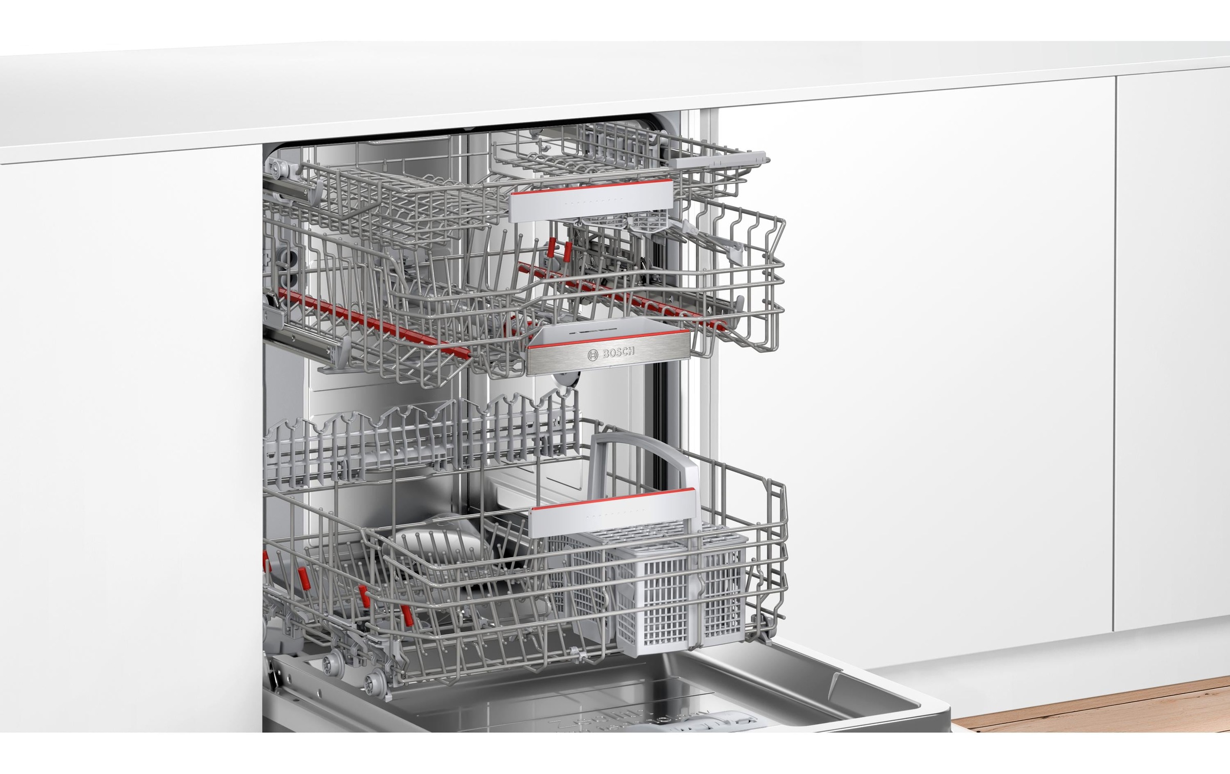 BOSCH teilintegrierbarer Geschirrspüler »SMI6ZDS16E«, 13 Massgedecke