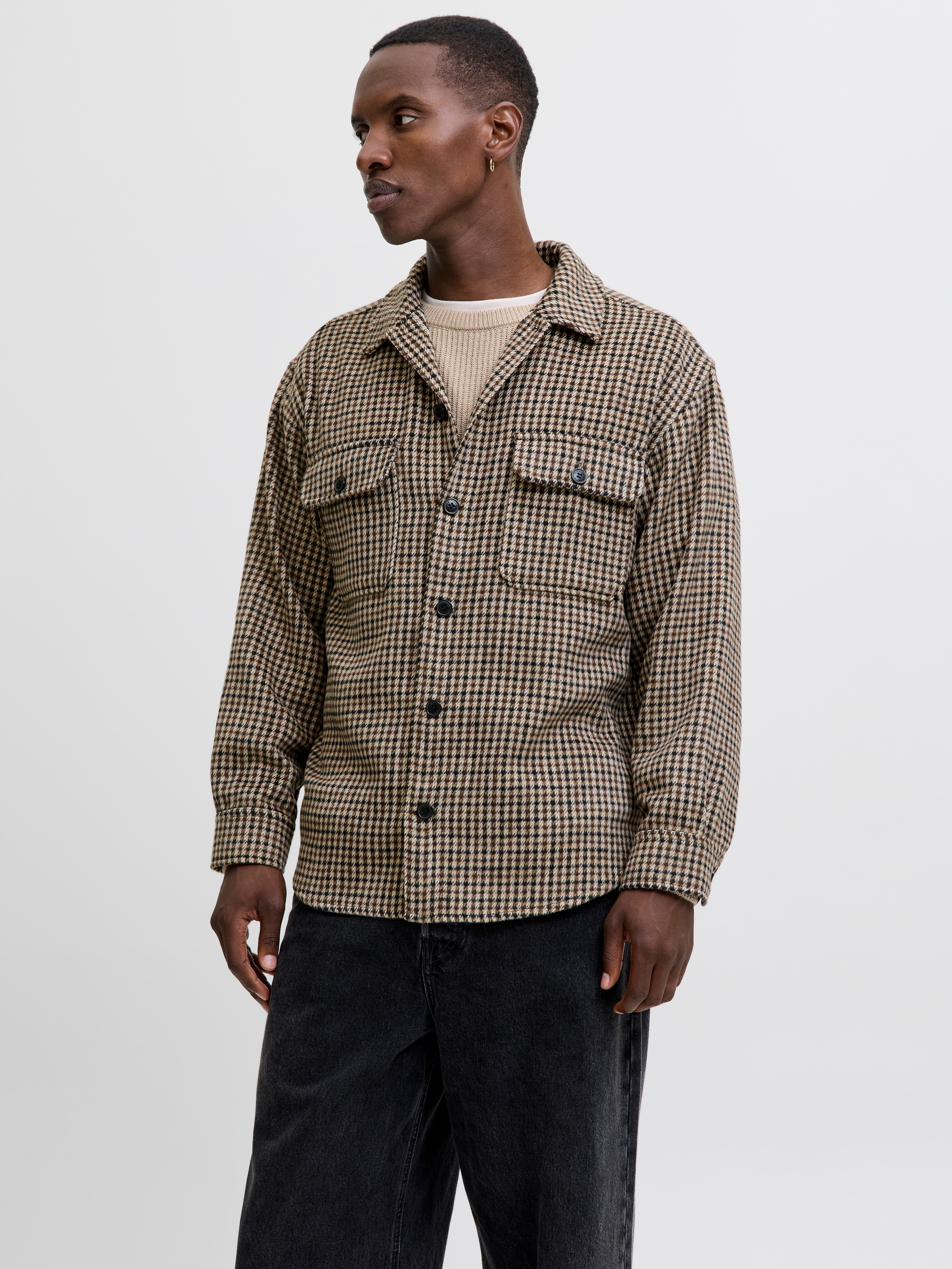Jack & Jones Langarmhemd »JJEBRADLEY OLLIE OVERSHIRT LS NOOS« mit Brusttaschen