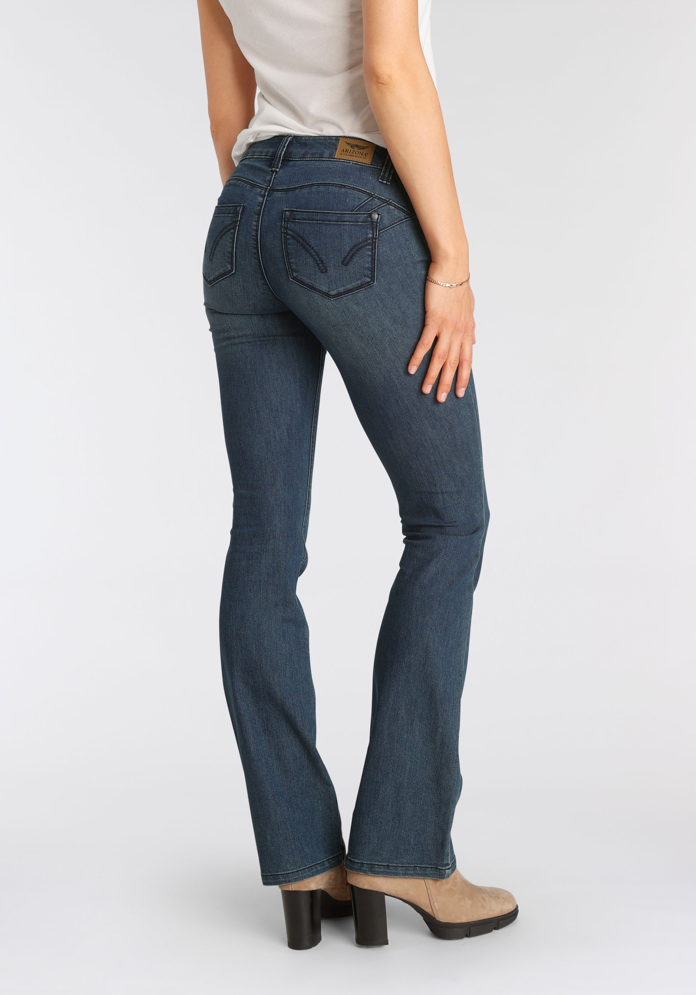 Arizona Bootcut-Jeans »Shaping«, Mid Jelmoli-Versand bei Schweiz Waist kaufen online