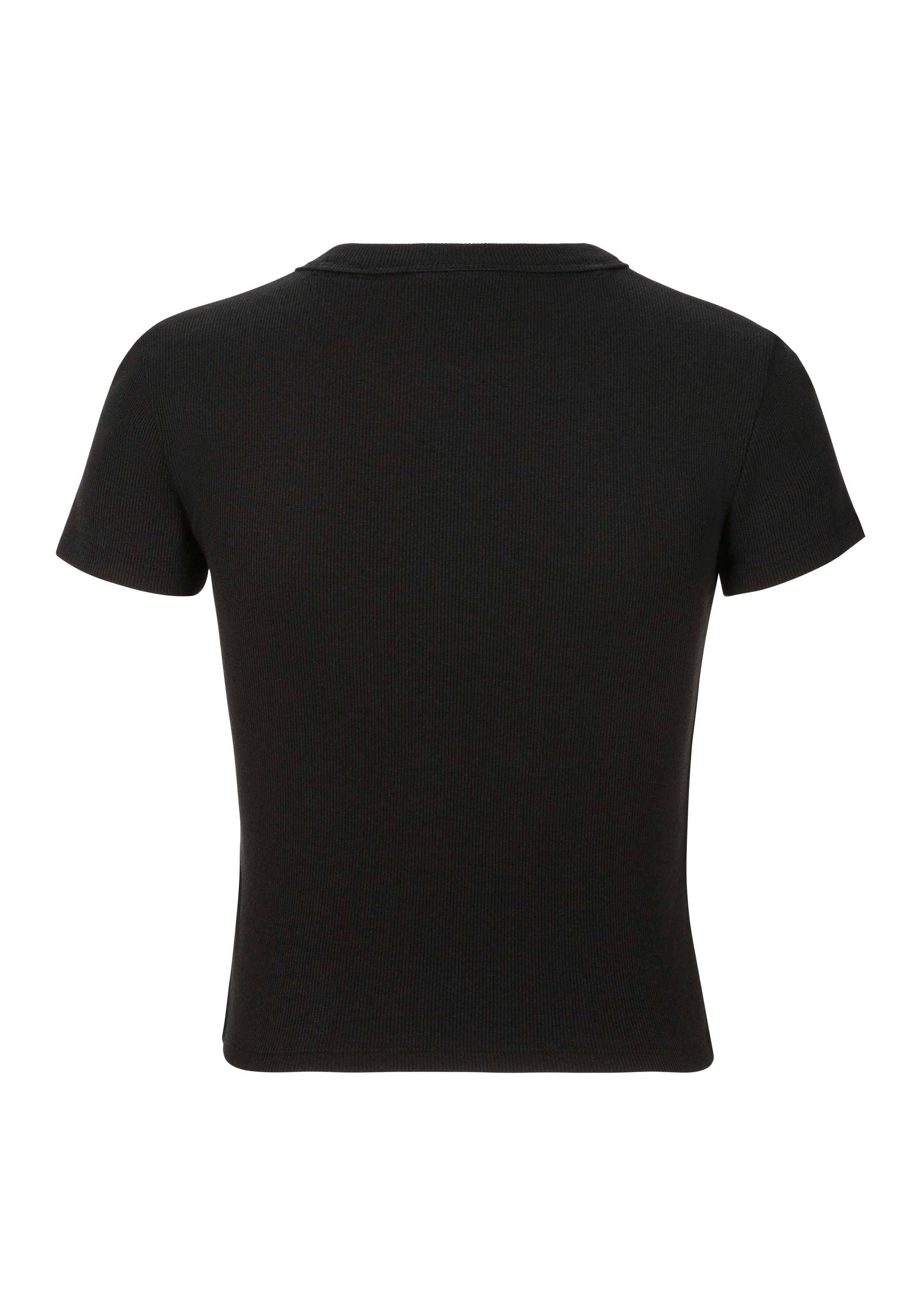 HUGO Blue T-Shirt »Baby Tee«, in verkürzter Länge