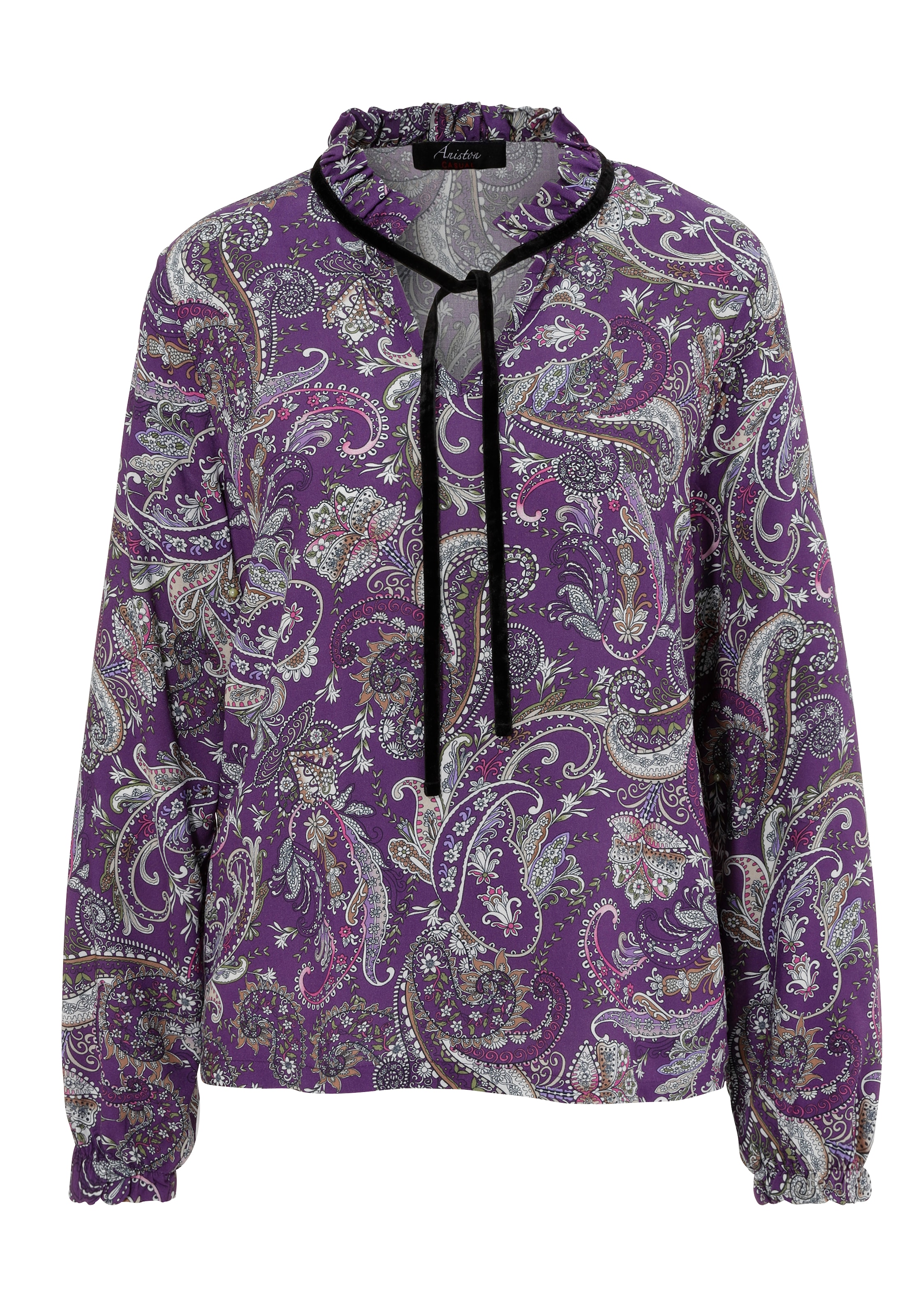 Aniston CASUAL Schlupfbluse, mit grossflächigem Paisley-Druck