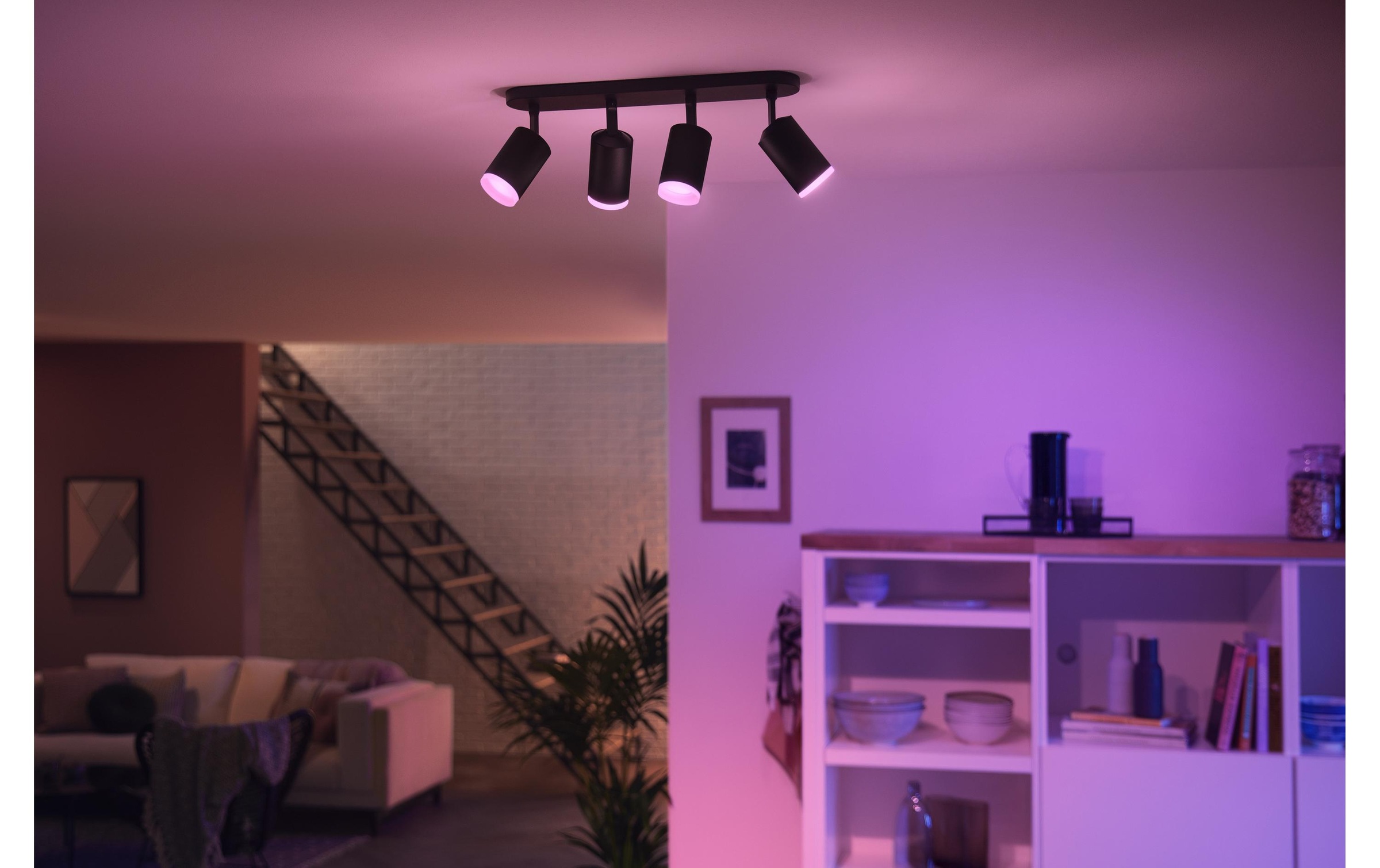 Philips Hue LED Deckenleuchte »Fugato 4er-Spot«, Leuchtmittel GU10 | LED wechselbar