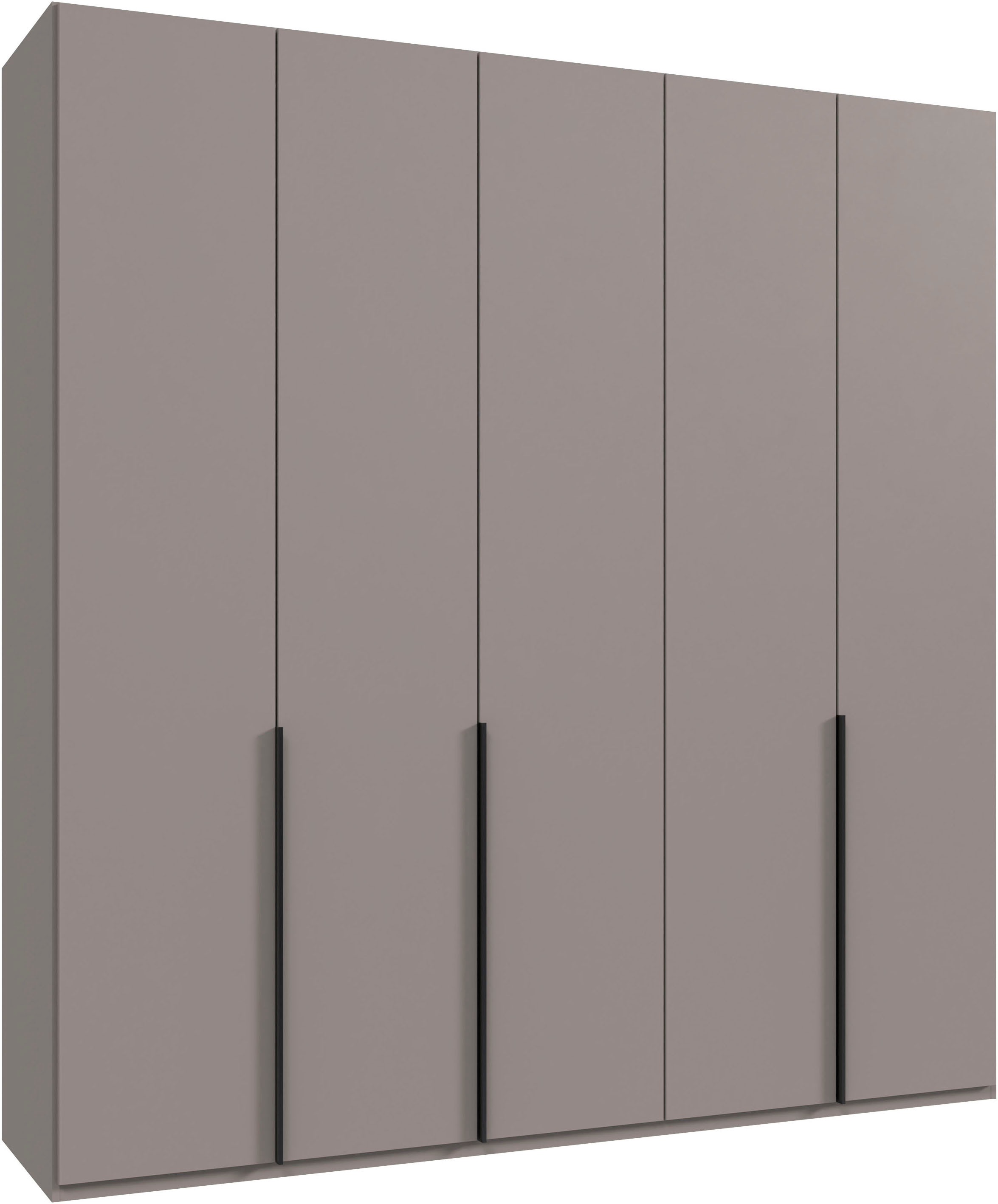 Wimex Kleiderschrank »Mugano,in 5 Breiten,2 Höhen,2 Tiefen, viele Farben, Made in Germany« in Basic oder Premium Ausstattung, mit langen Griffen aus Metall, mit oder ohne Spiegel