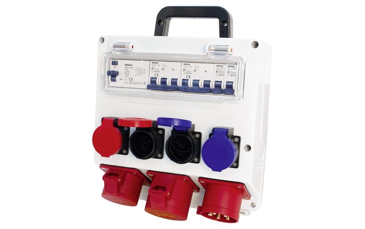 Stromverteiler »STEFFEN CEE32/5 32 A IP55 FI«