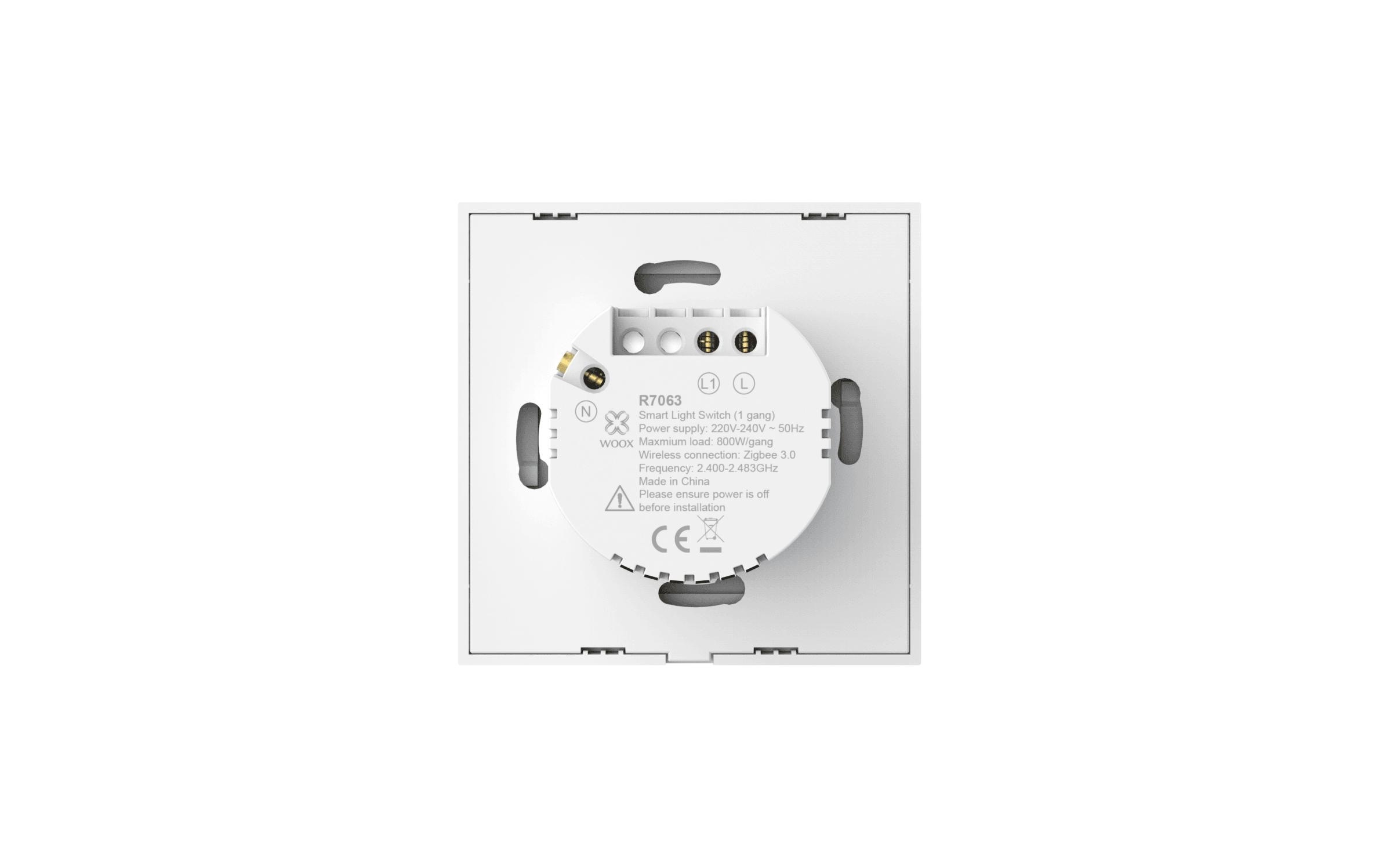 Smart-Home-Steuerelement »WOOX WiFi Smart Wall Switch R7063, 230 V, 800W«