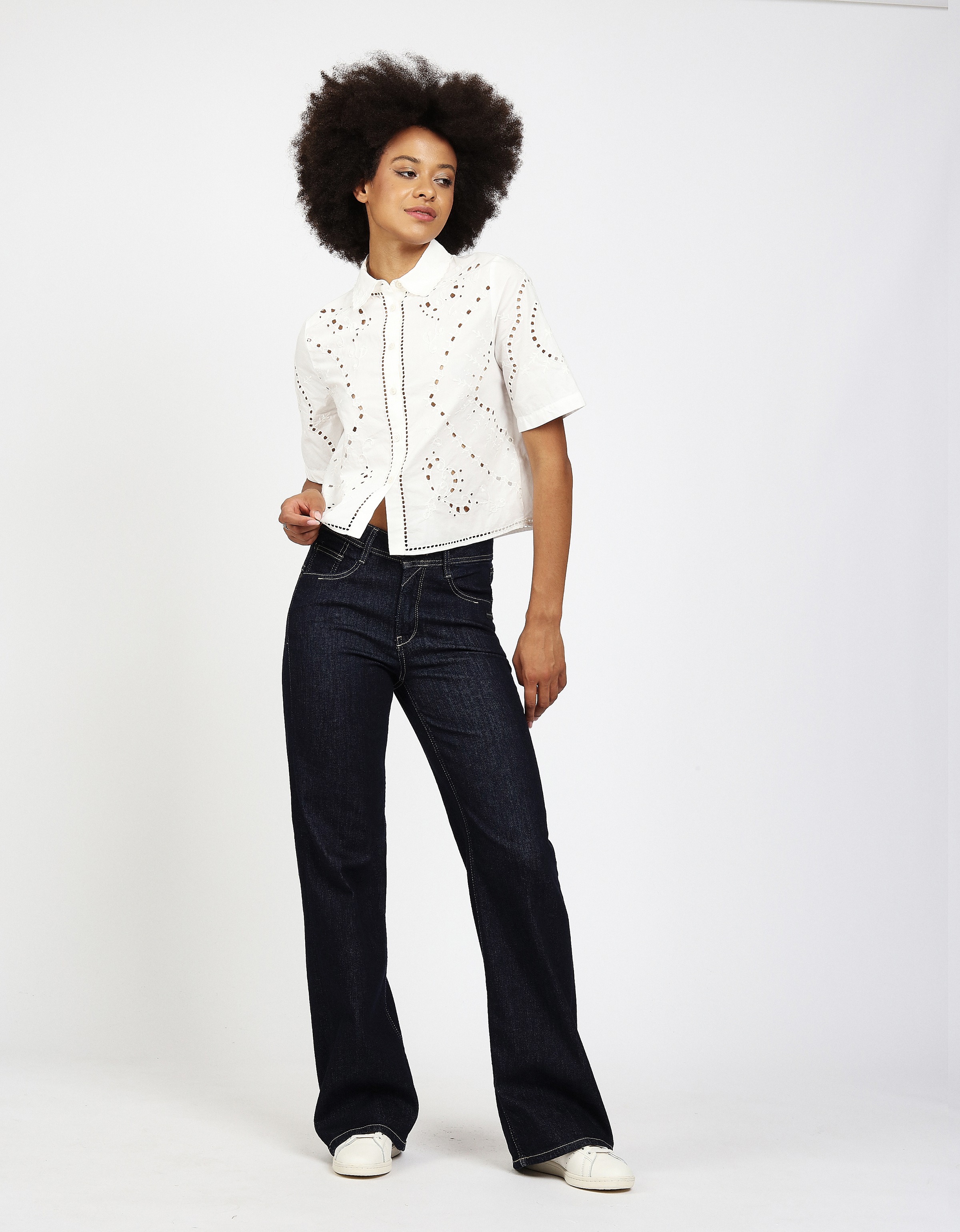 GANG 5-Pocket-Jeans »94AMELIE WIDE LONG«, Long = 4 cm länger
