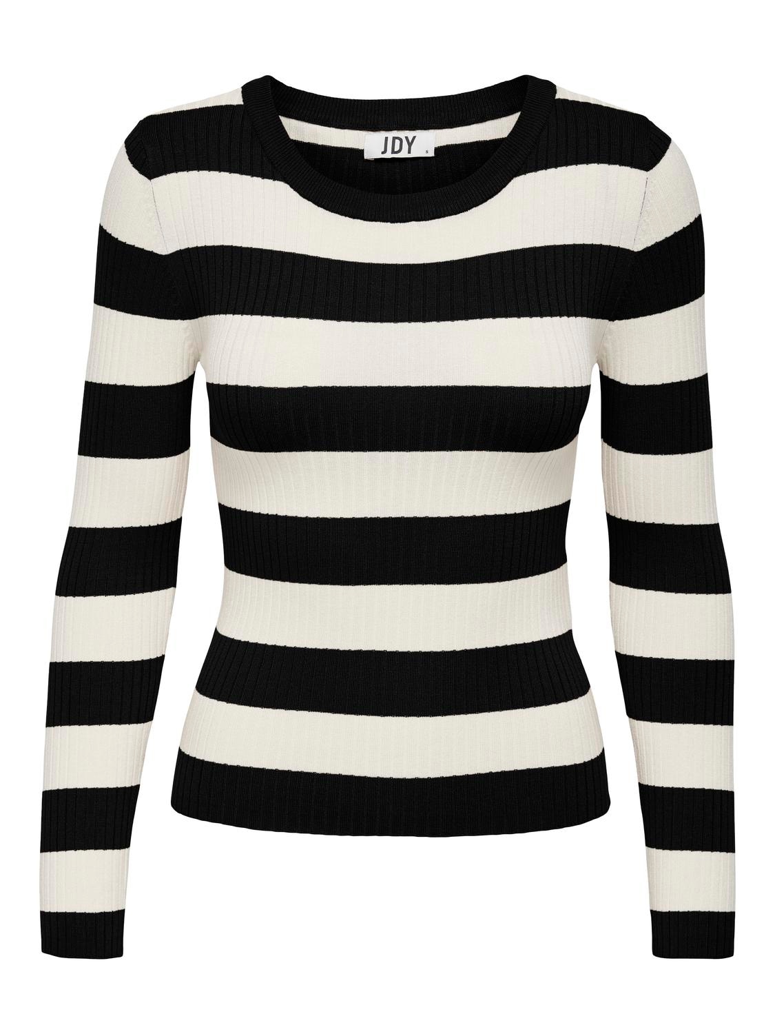 JDY Rundhalspullover »JDYPLUM L/S O-NECK PULLOVER KNT NOOS«