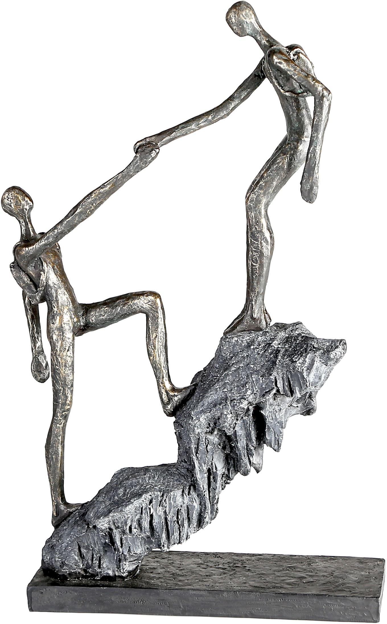 Casablanca by Gilde Jelmoli-Versand bronzefarben/grau, | bronzefarben/grau«, shoppen »Skulptur Polyresin online Ankunft, Dekofigur