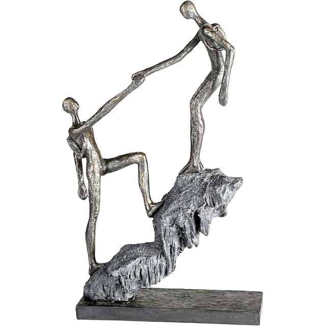 Casablanca by Gilde Dekofigur »Skulptur Ankunft, bronzefarben/grau«,  bronzefarben/grau, Polyresin online shoppen | Jelmoli-Versand
